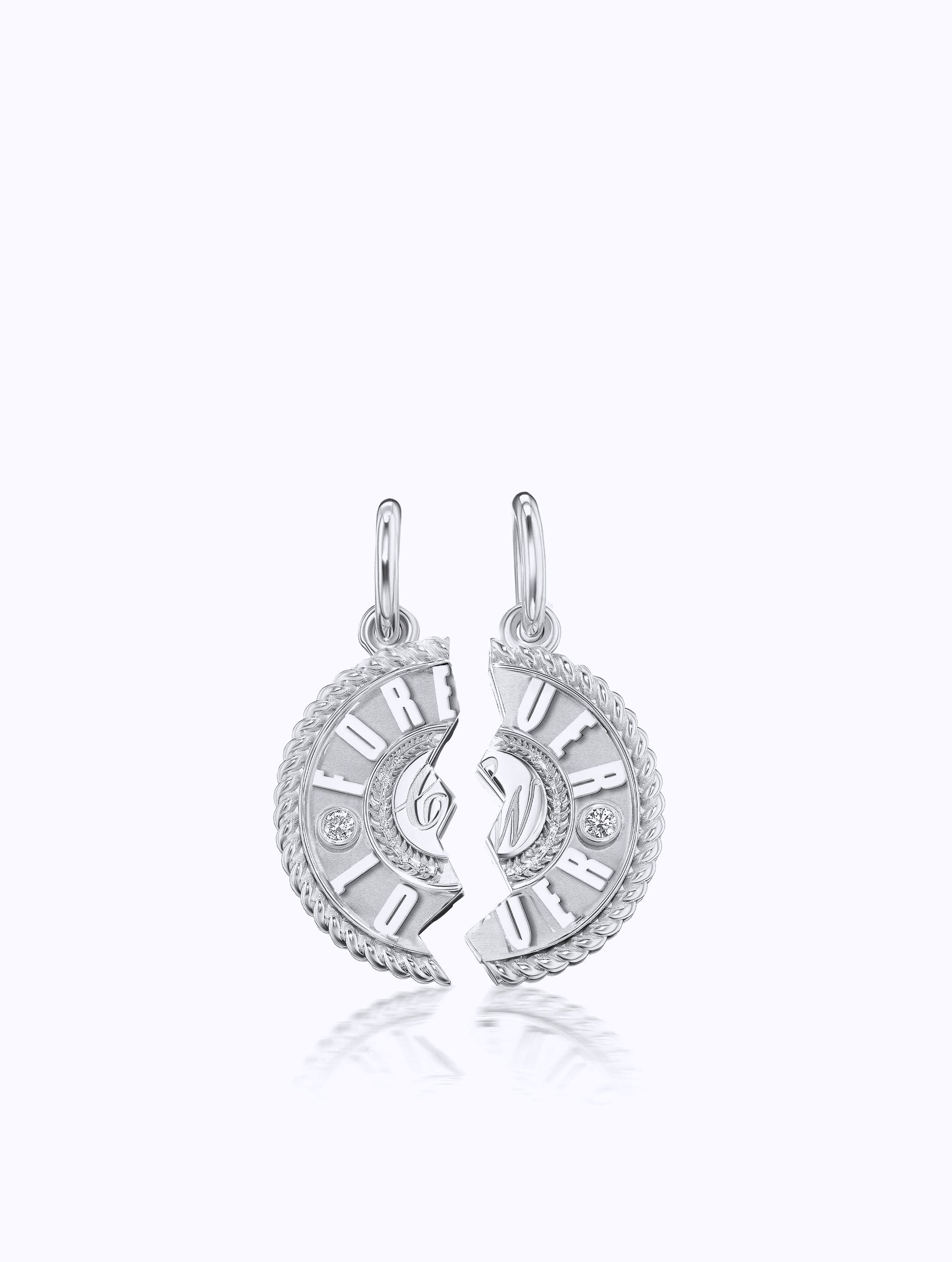'FOREVER LOVER' DUET MEDALLION SET