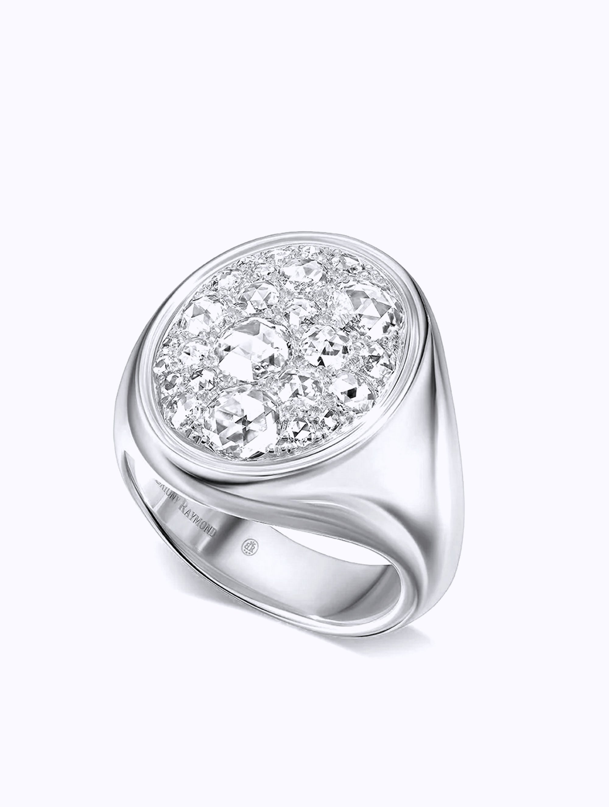 SLOAN ROSE CUT DIAMOND SIGNET RING