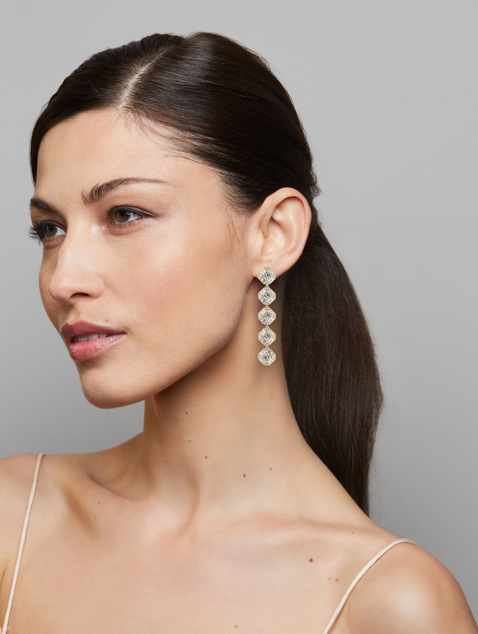 REGENT DIAMOND CASCADE EARRINGS