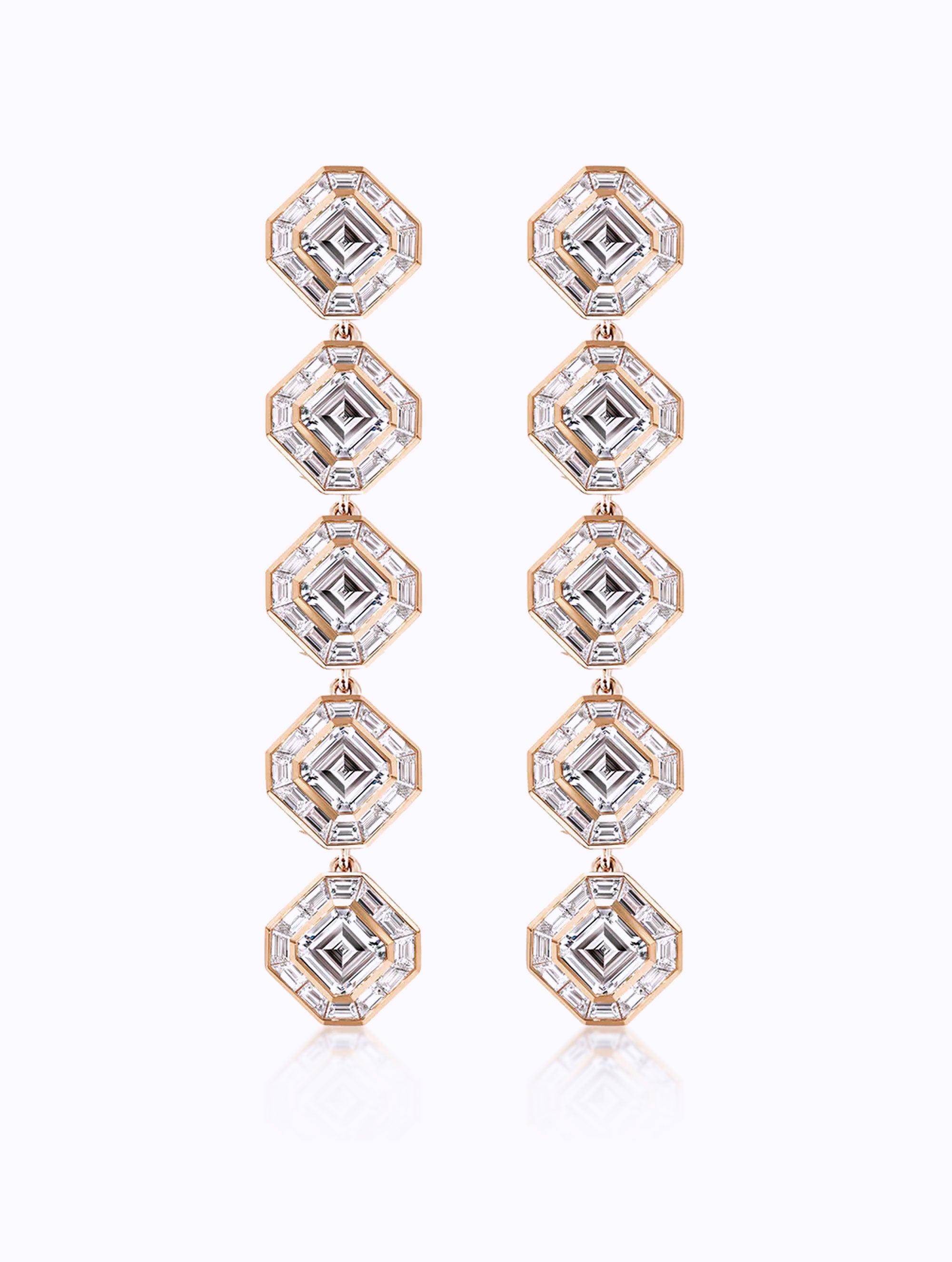 REGENT DIAMOND CASCADE EARRINGS