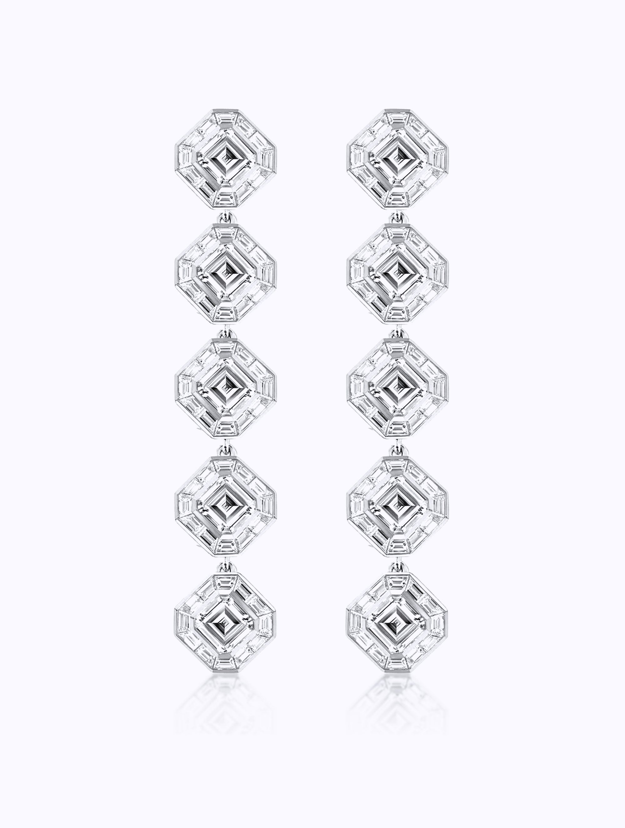REGENT DIAMOND CASCADE EARRINGS
