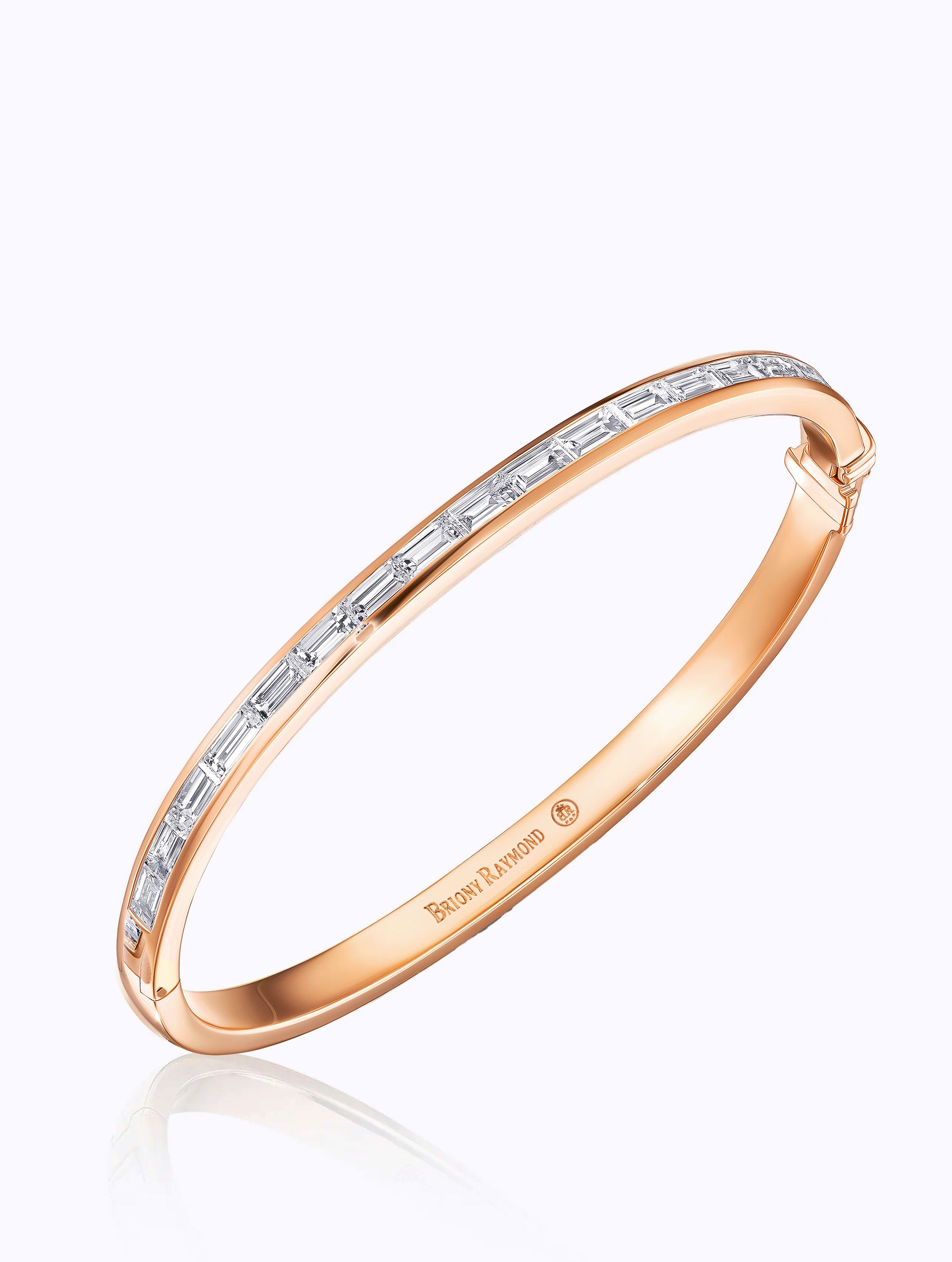 Regent Baguette Diamond Bangle