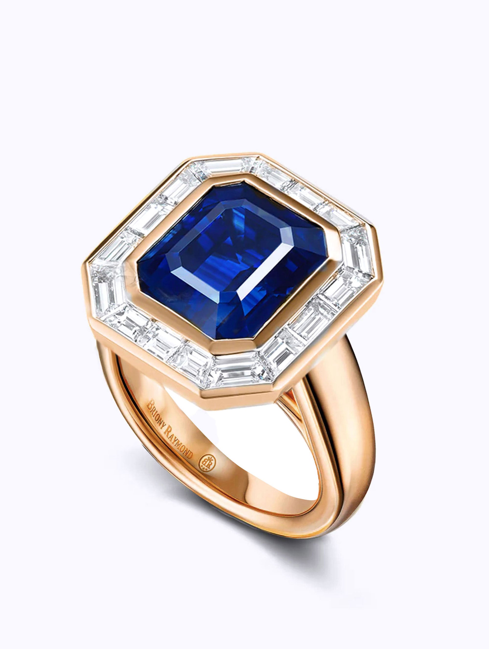 REGENT SAPPHIRE & DIAMOND RING