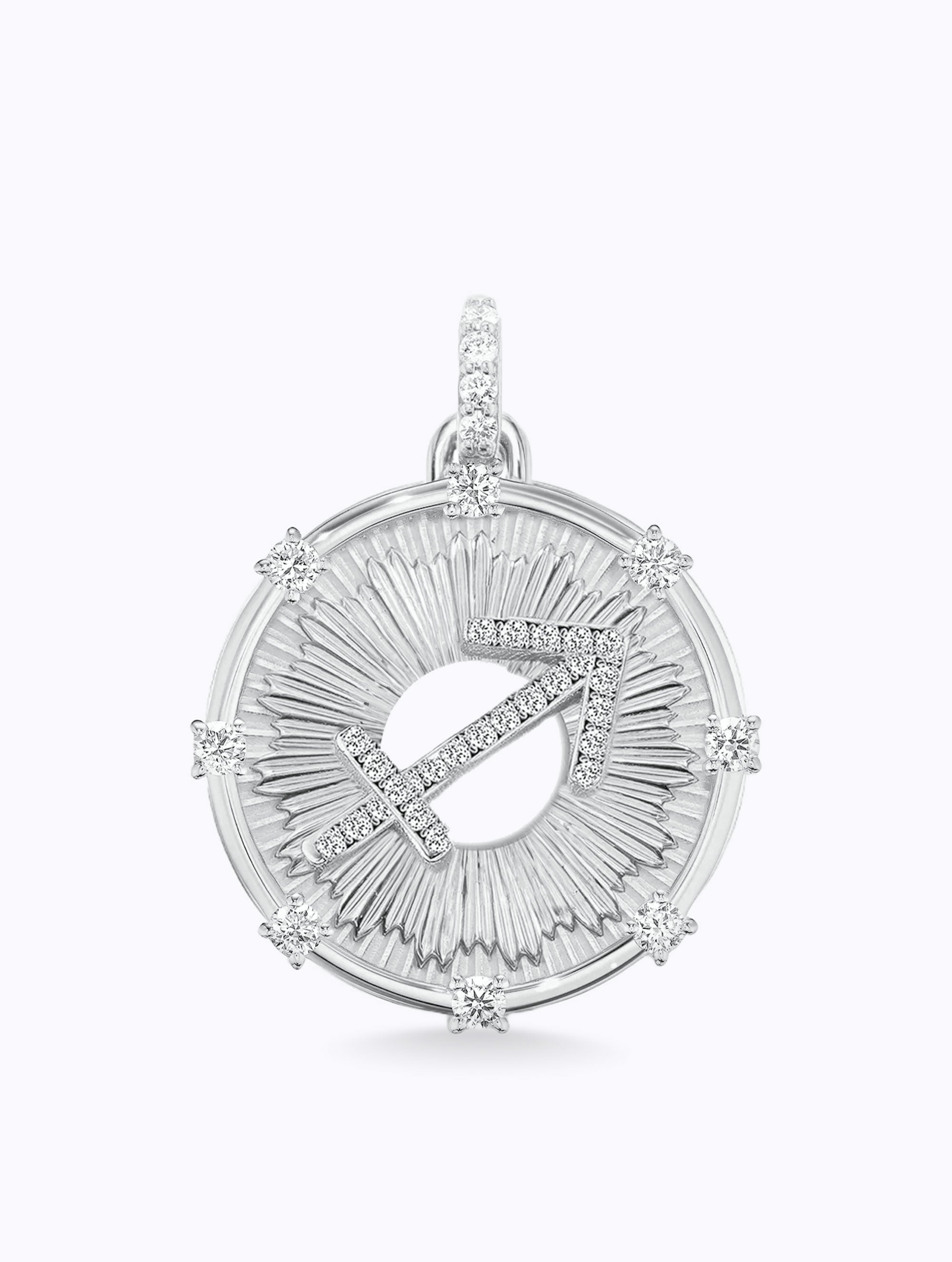 Aurora Diamond Zodiac Medallion