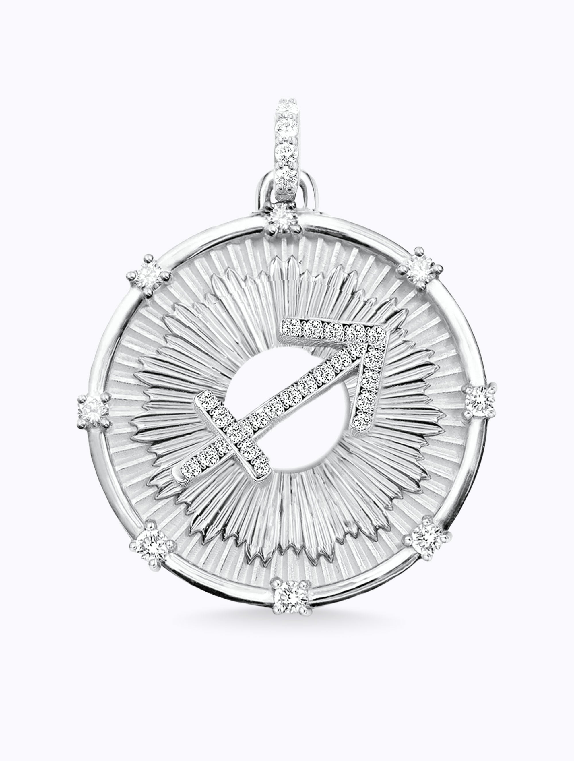 Aurora Diamond Zodiac Medallion