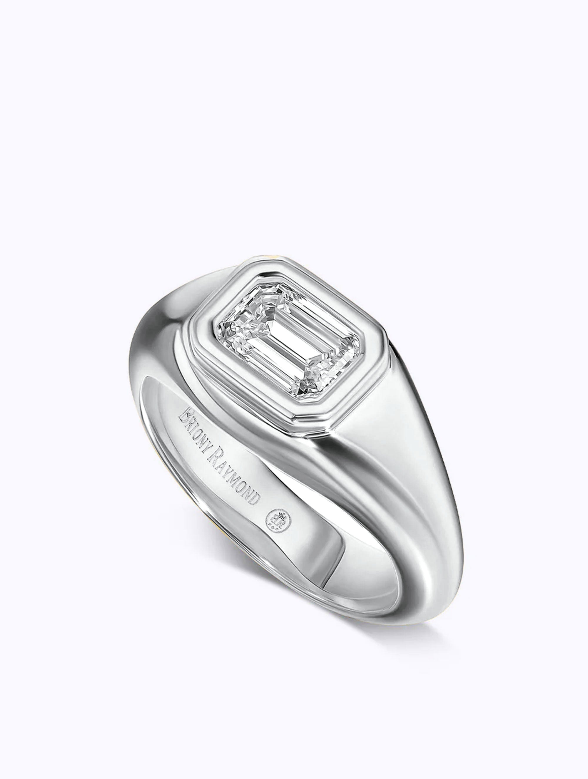 SLOAN Emerald Cut Signet RING