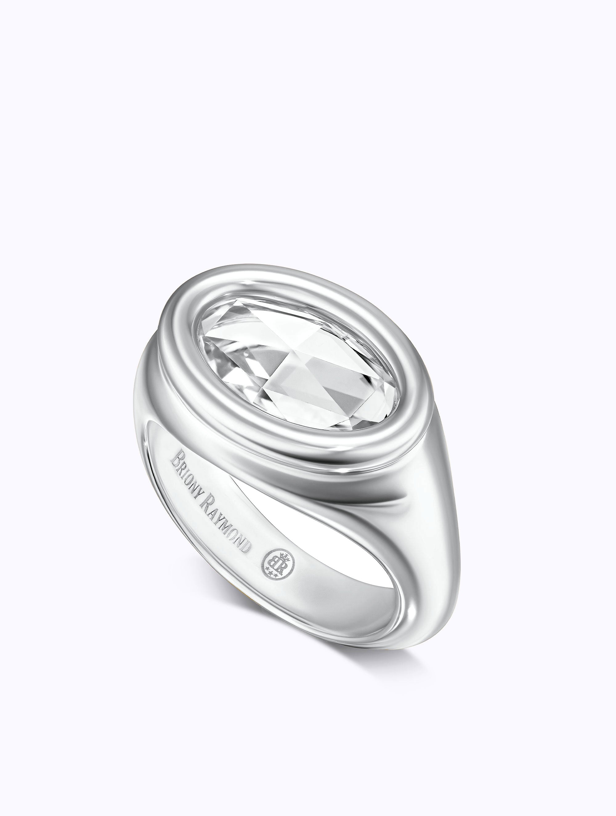 SLOAN OVAL ROSE CUT DIAMOND RING