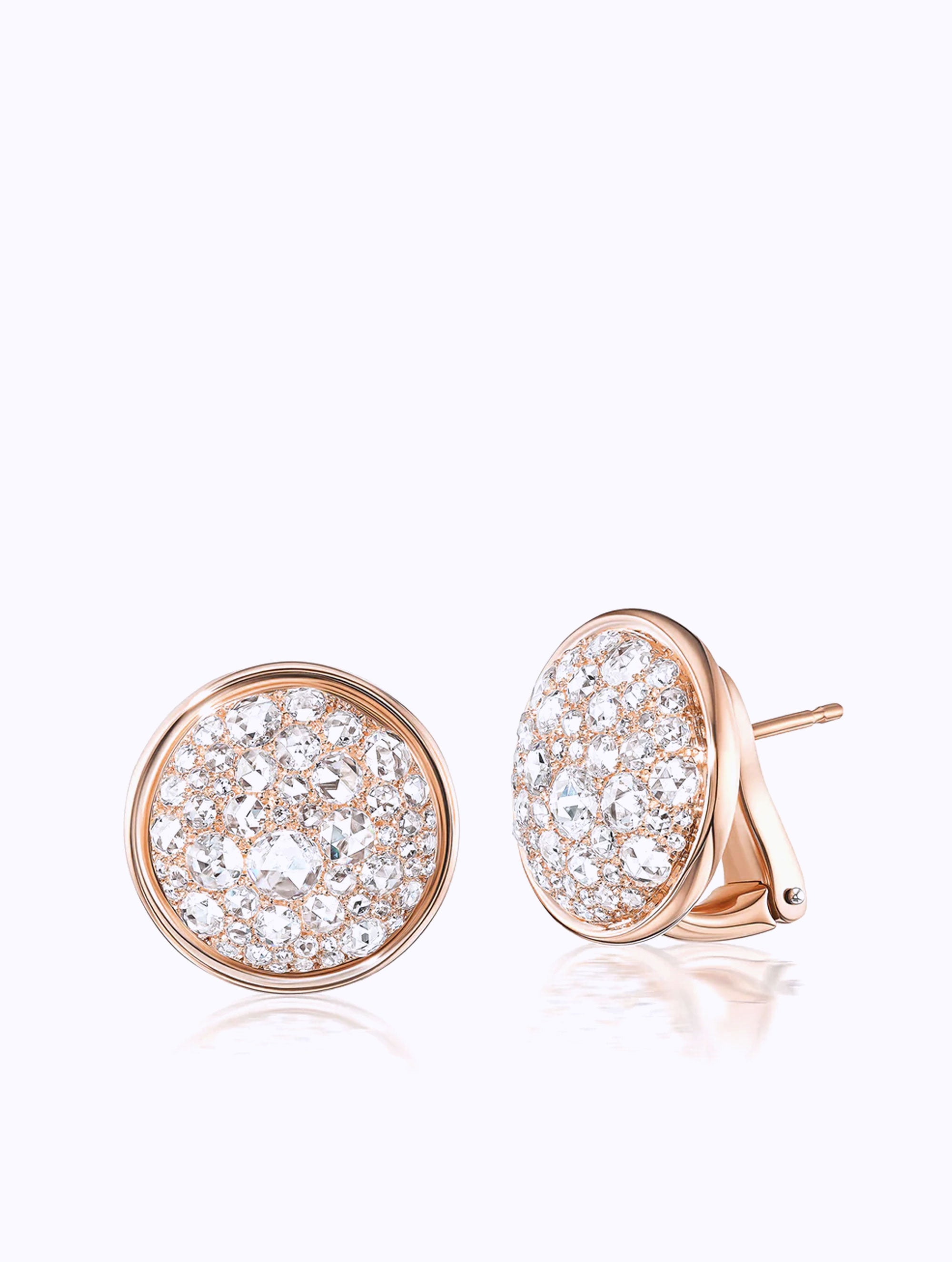 SLOAN ROSE CUT DIAMOND EARRINGS
