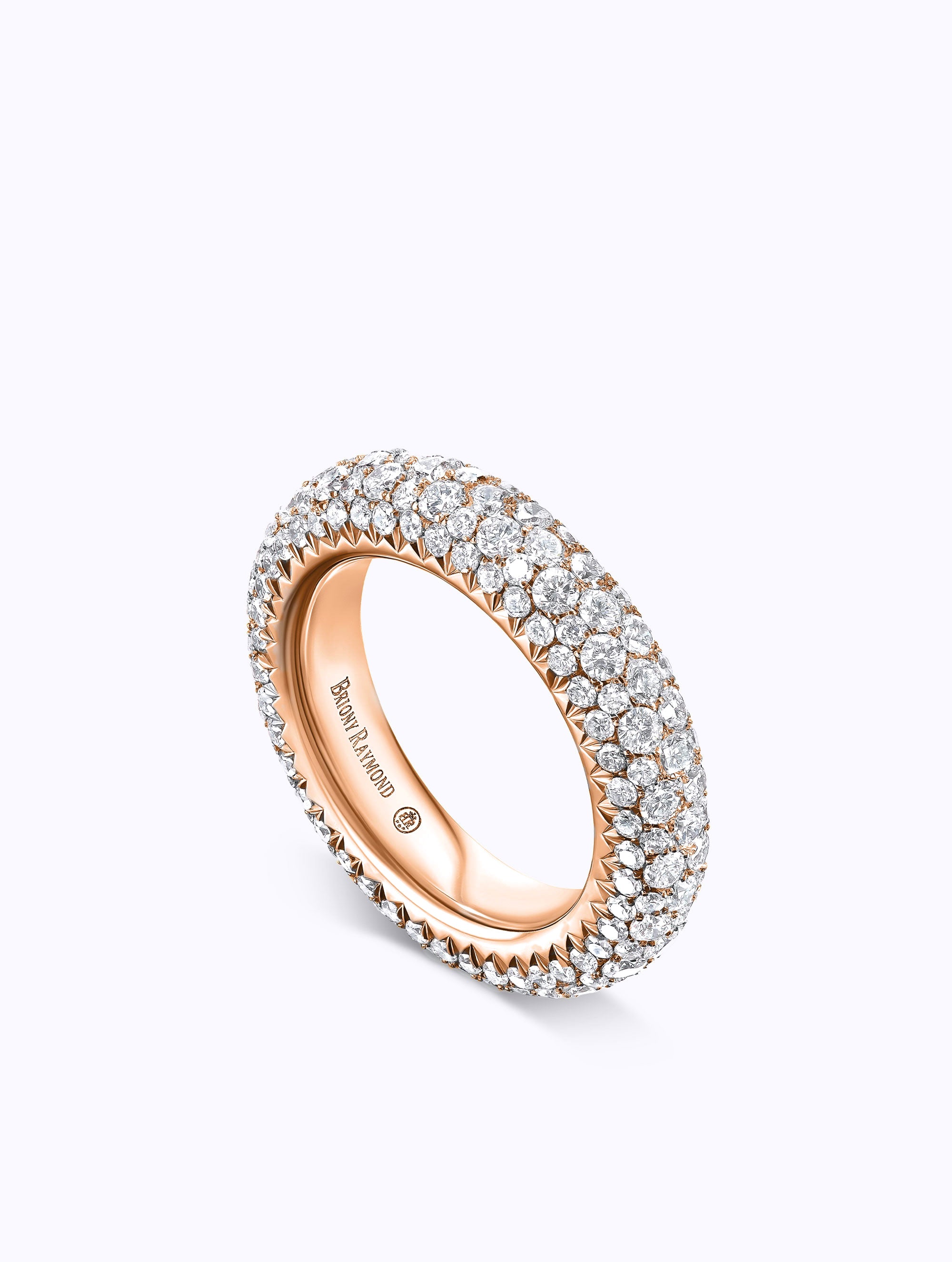 Slim Sloan Pavé Diamond Ring