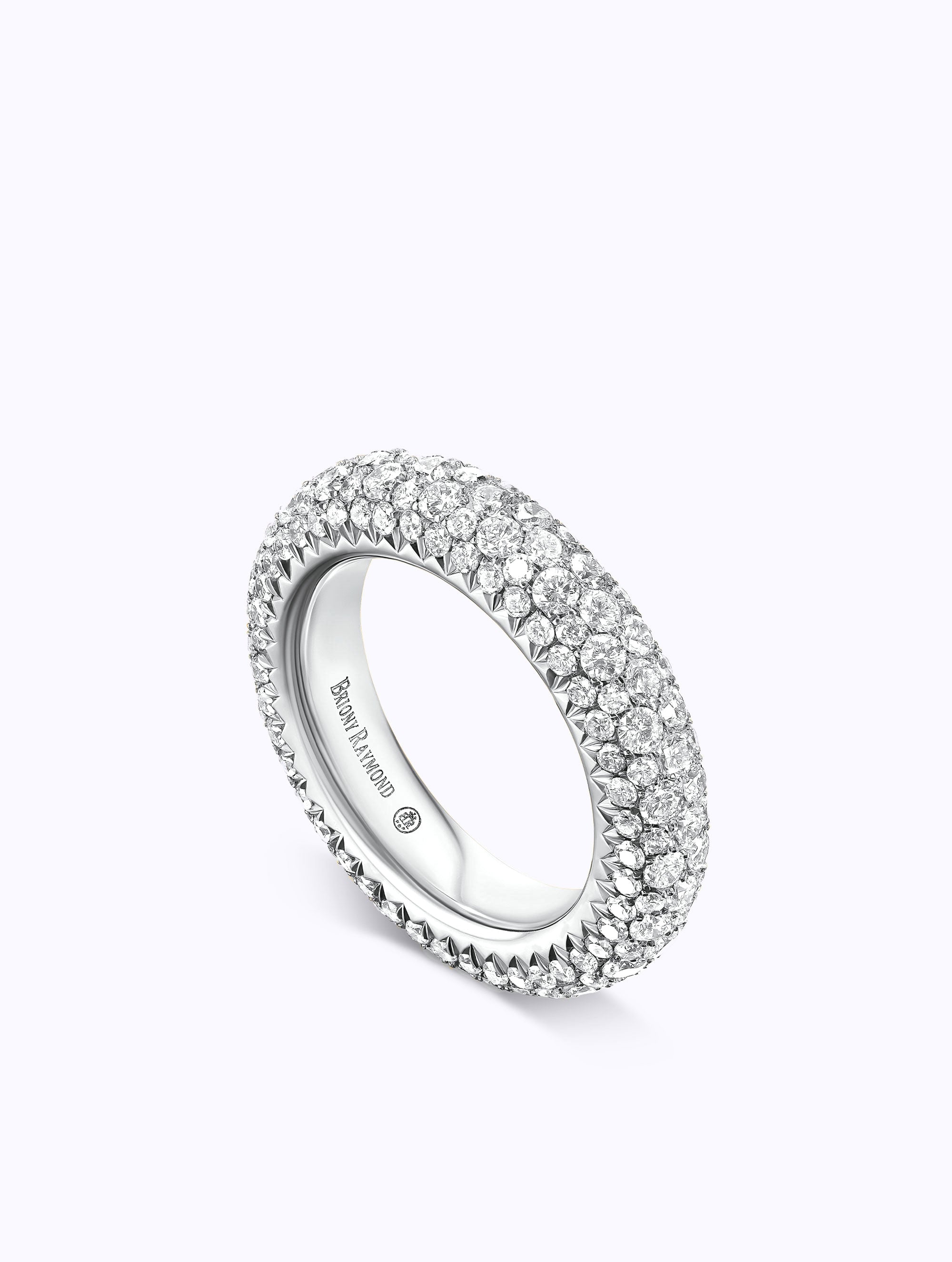 Slim Sloan Pavé Diamond Ring