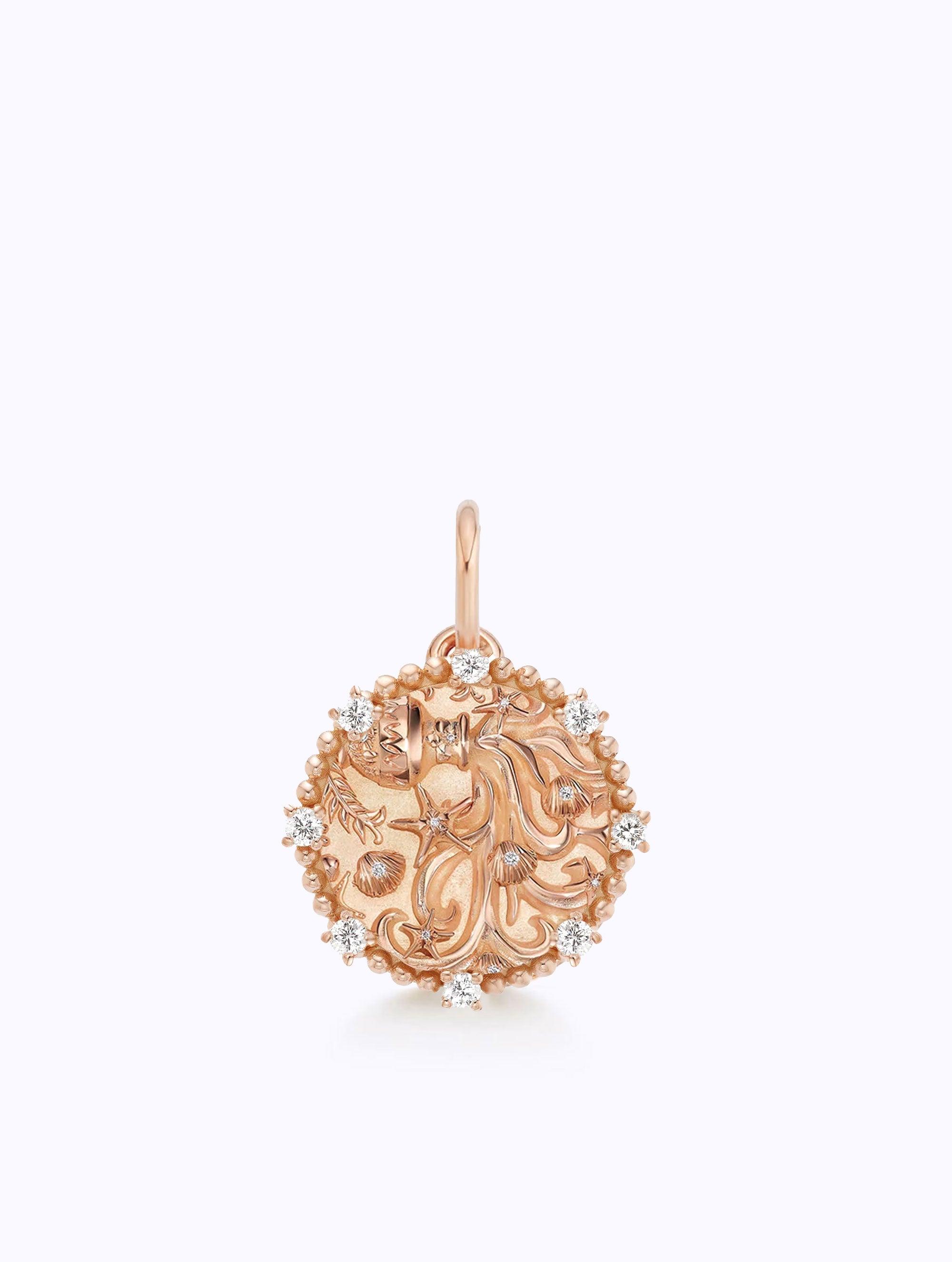 8 DIAMOND ZODIAC MEDALLION