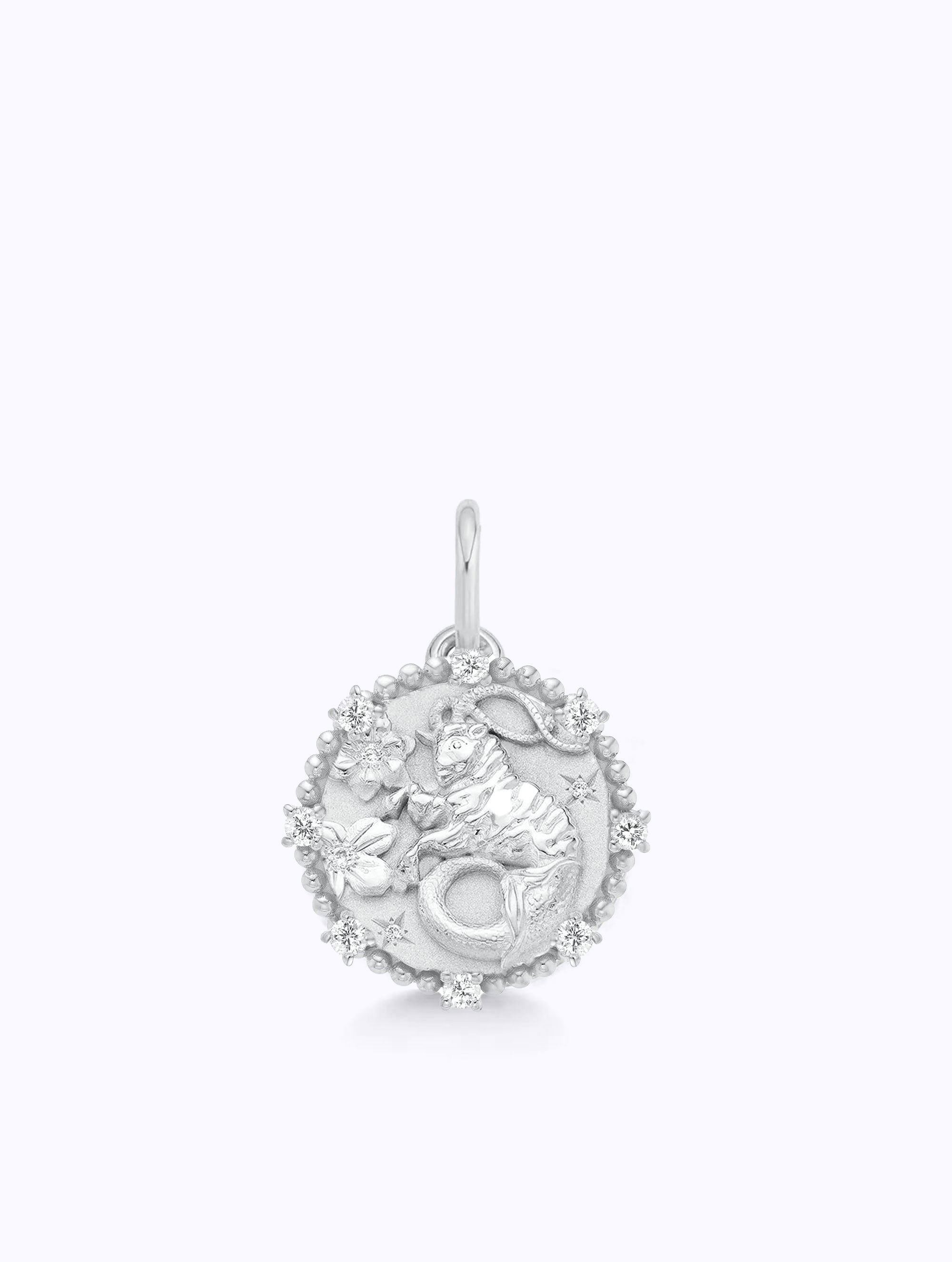 8 DIAMOND ZODIAC MEDALLION