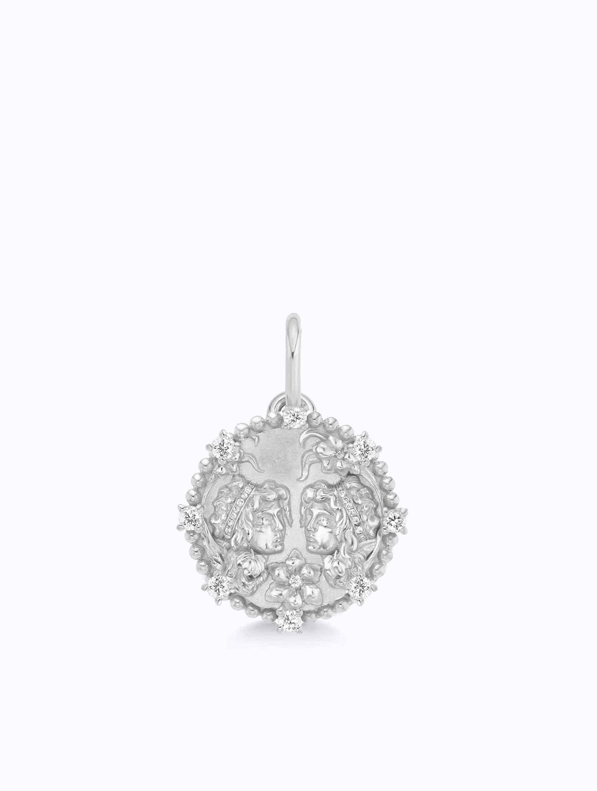 8 DIAMOND ZODIAC MEDALLION