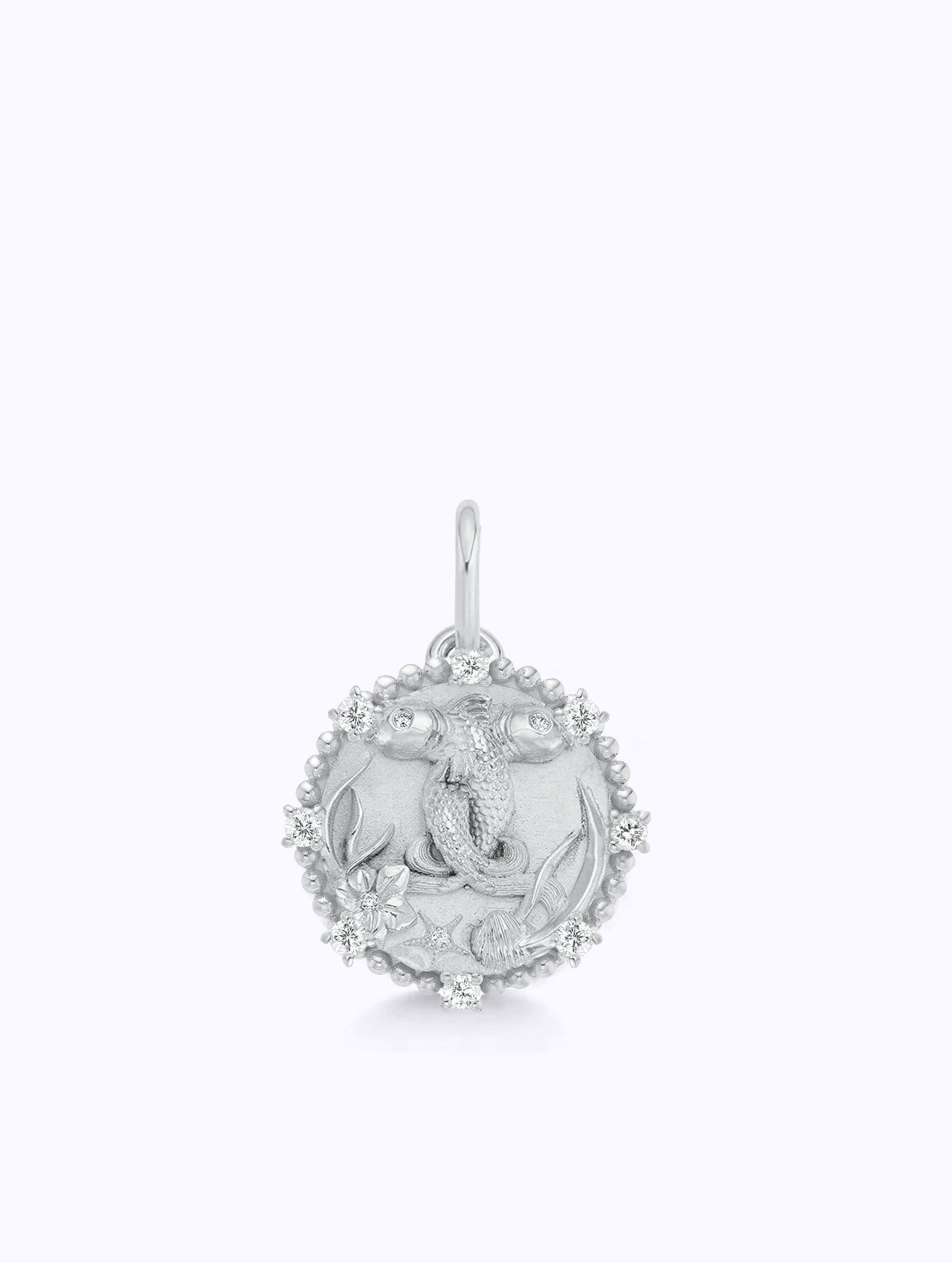 8 DIAMOND ZODIAC MEDALLION