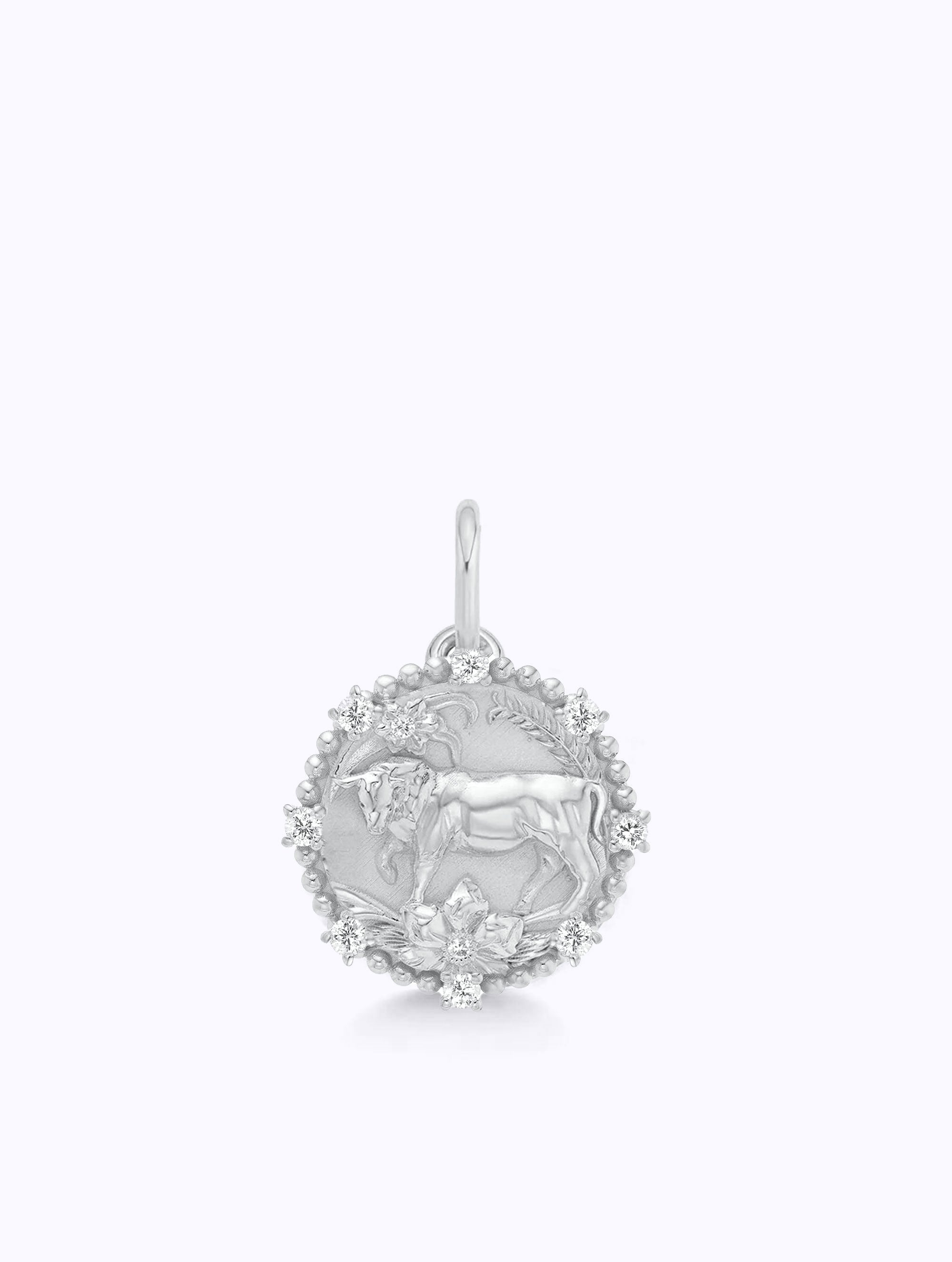 8 DIAMOND ZODIAC MEDALLION
