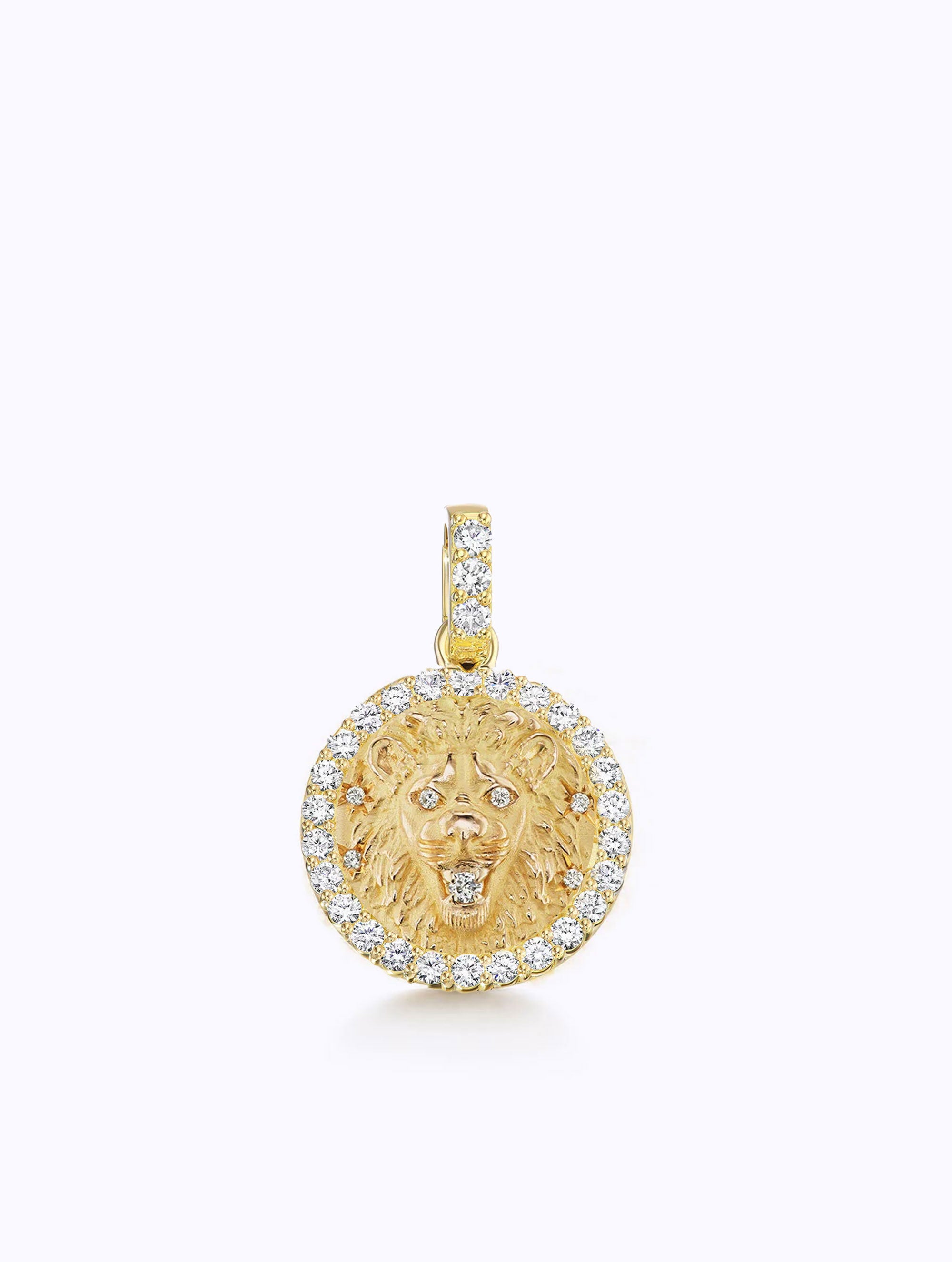 ALL DIAMOND ZODIAC MEDALLION