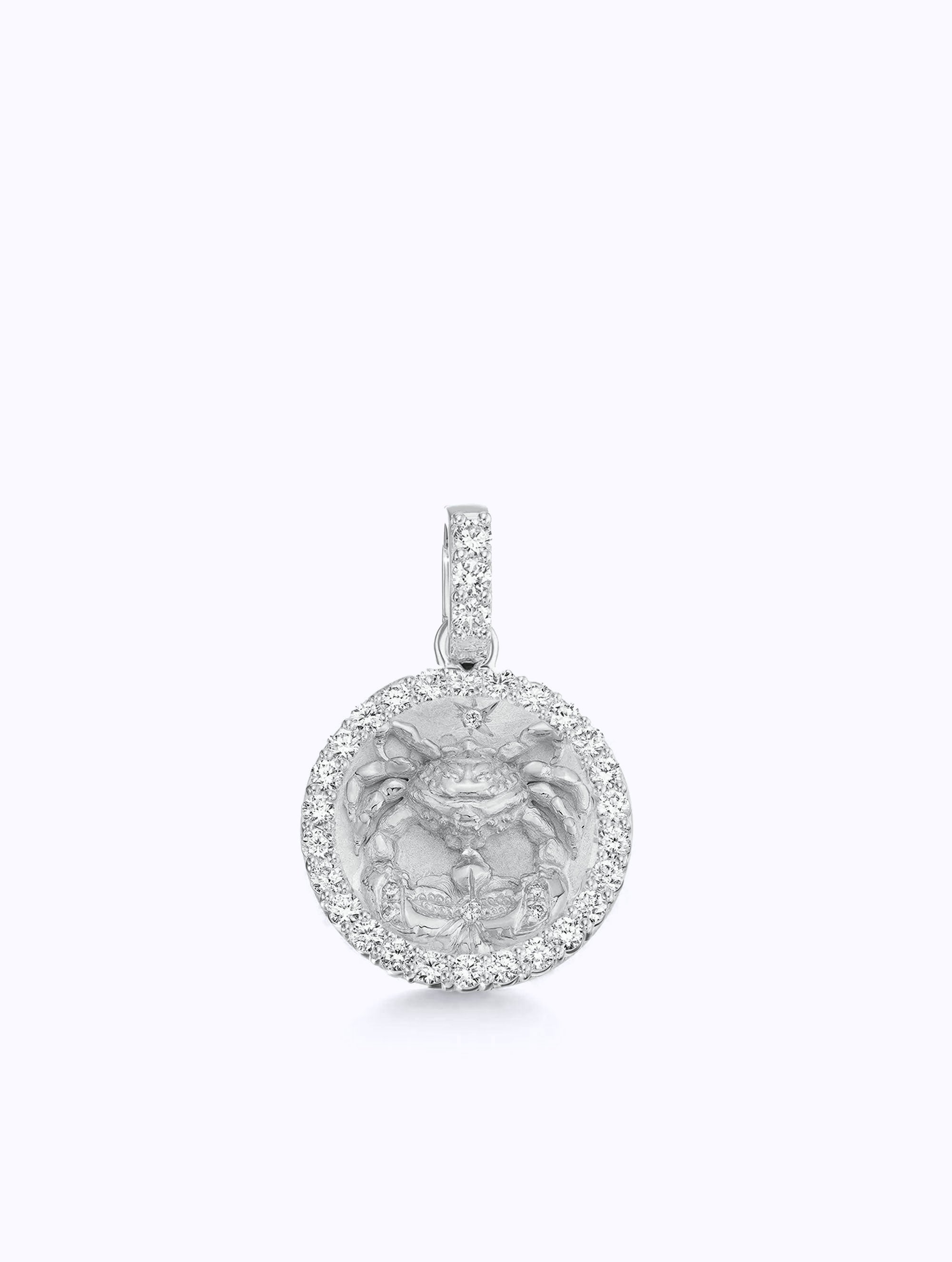 ALL DIAMOND ZODIAC MEDALLION