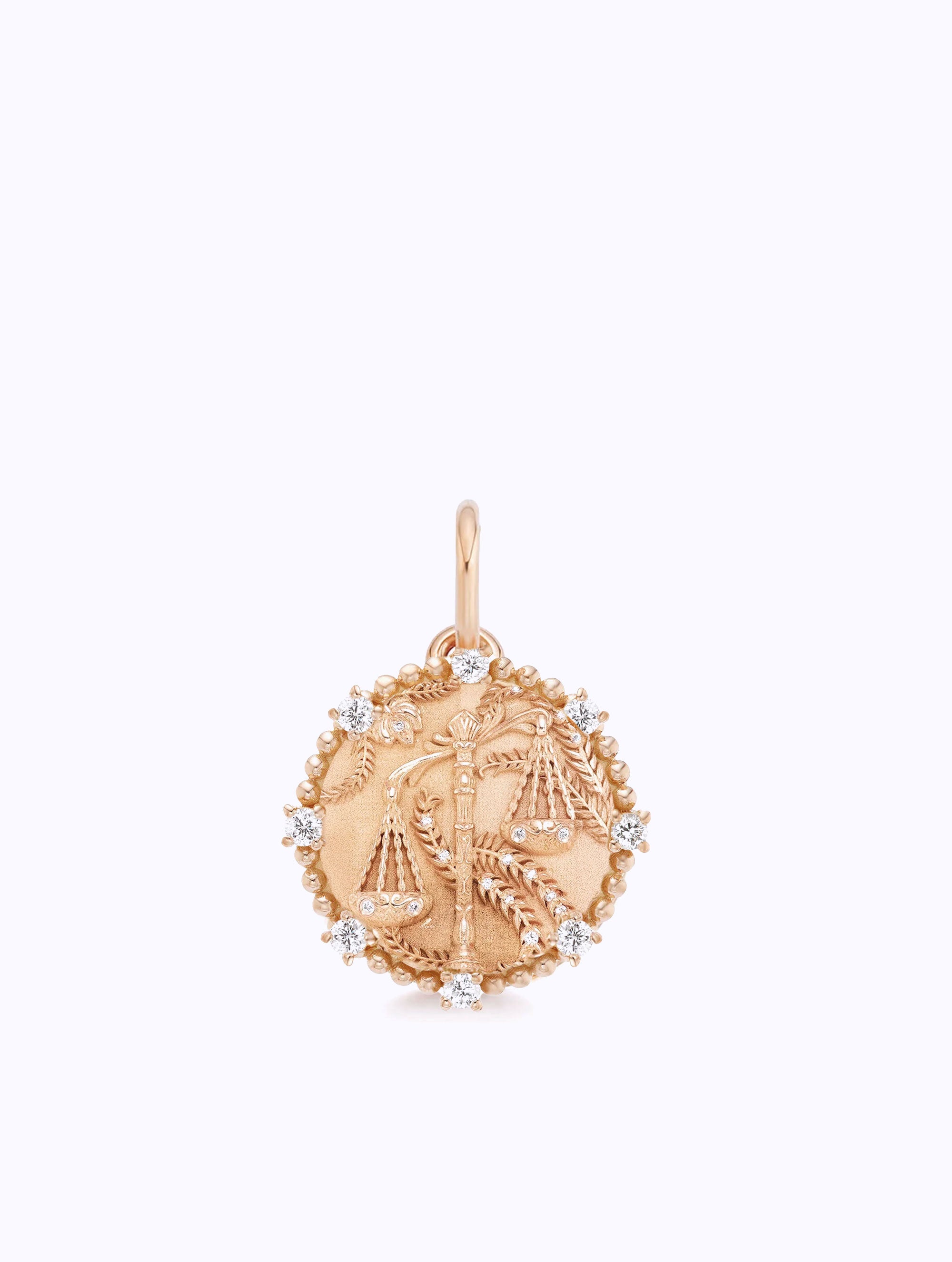 8 DIAMOND ZODIAC MEDALLION