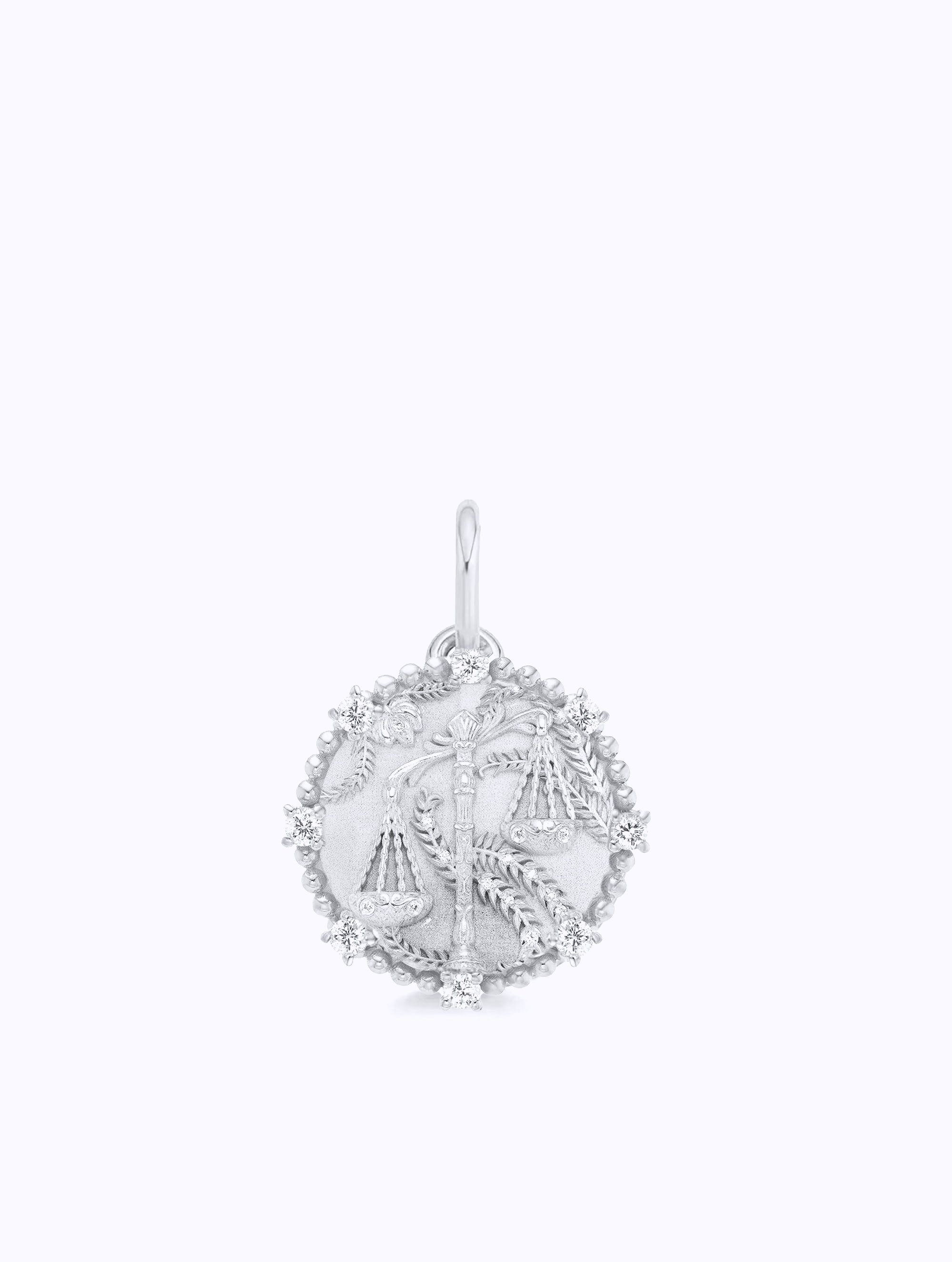 8 DIAMOND ZODIAC MEDALLION