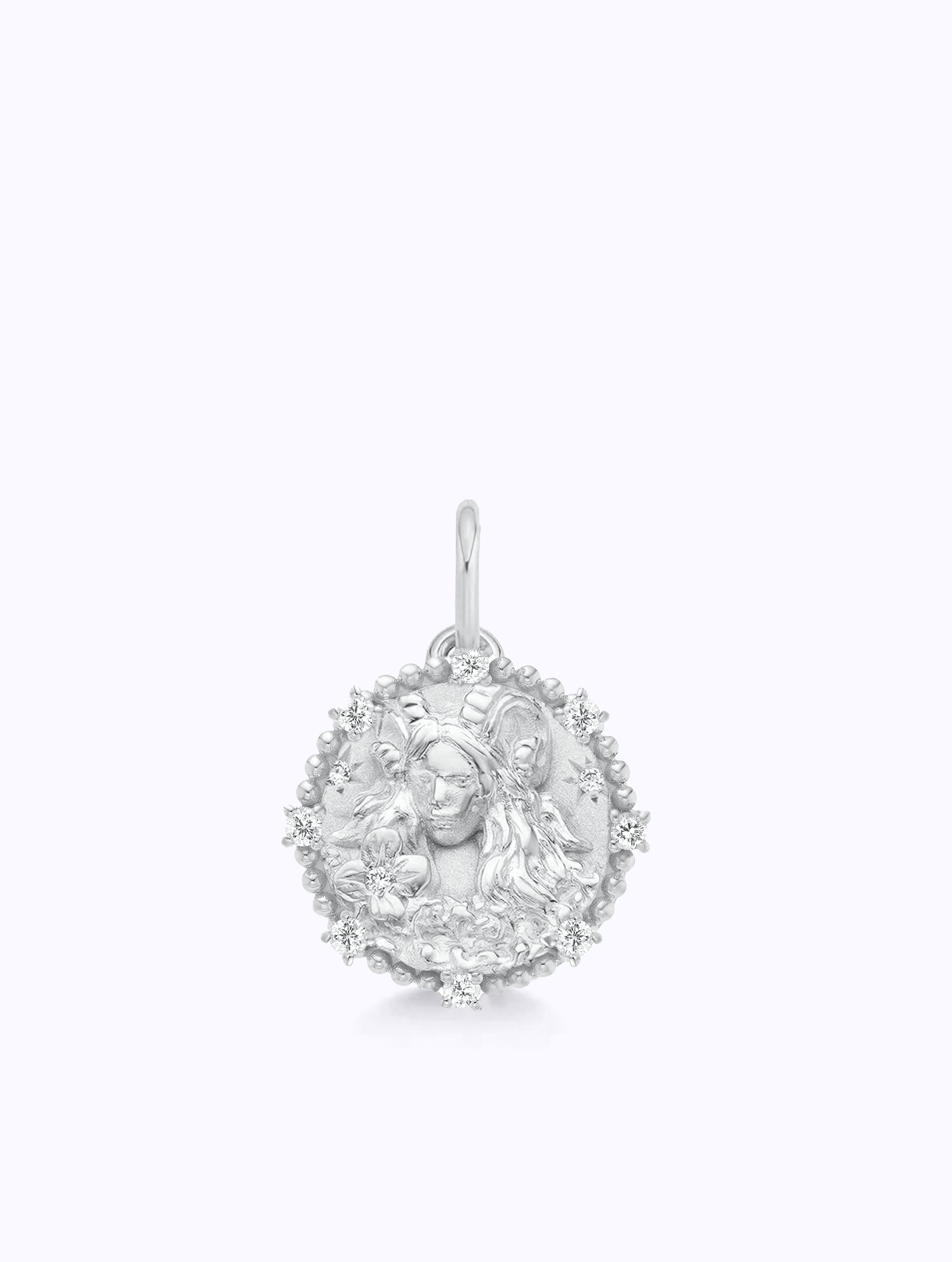 8 DIAMOND ZODIAC MEDALLION