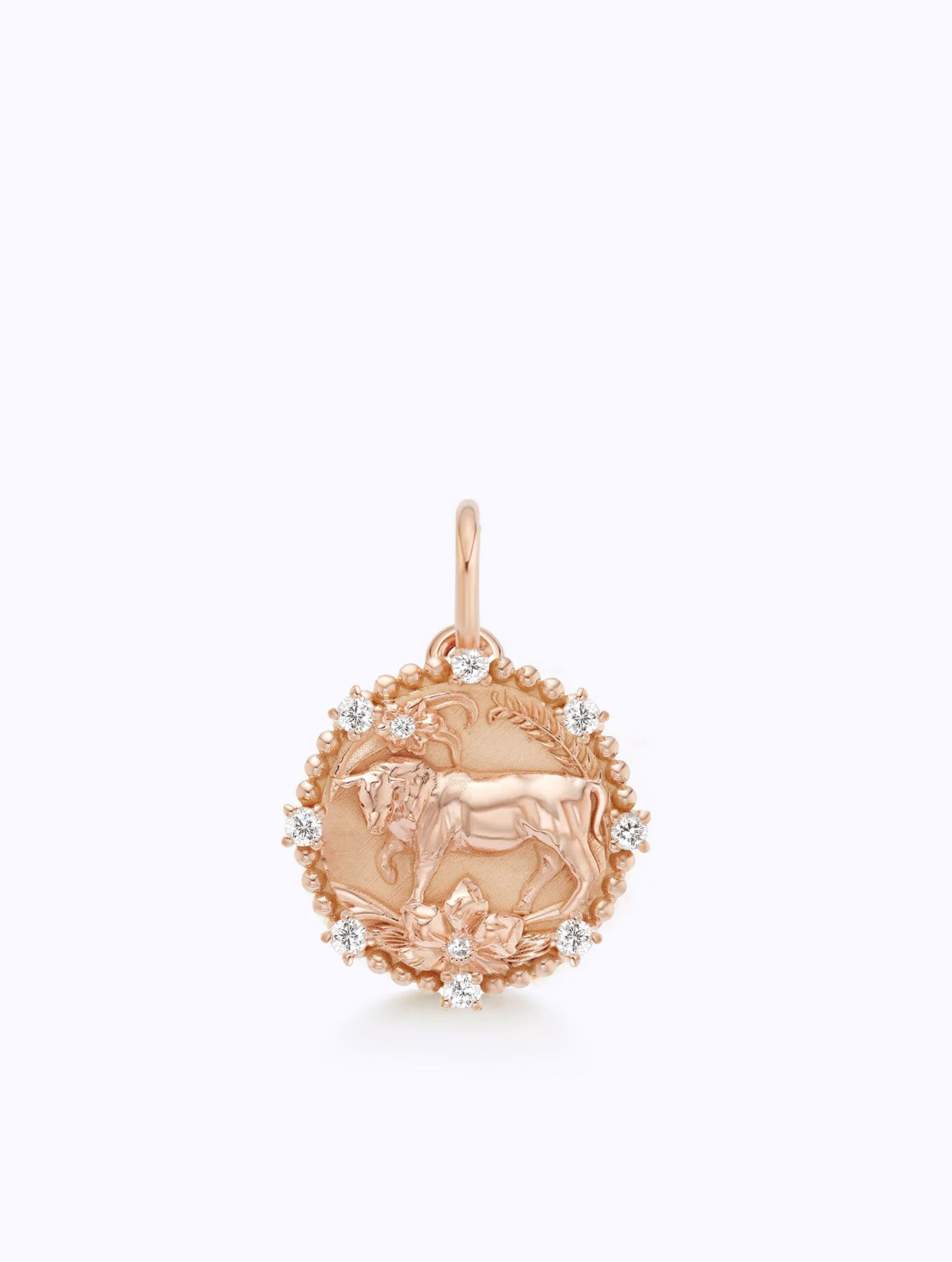 8 DIAMOND ZODIAC MEDALLION