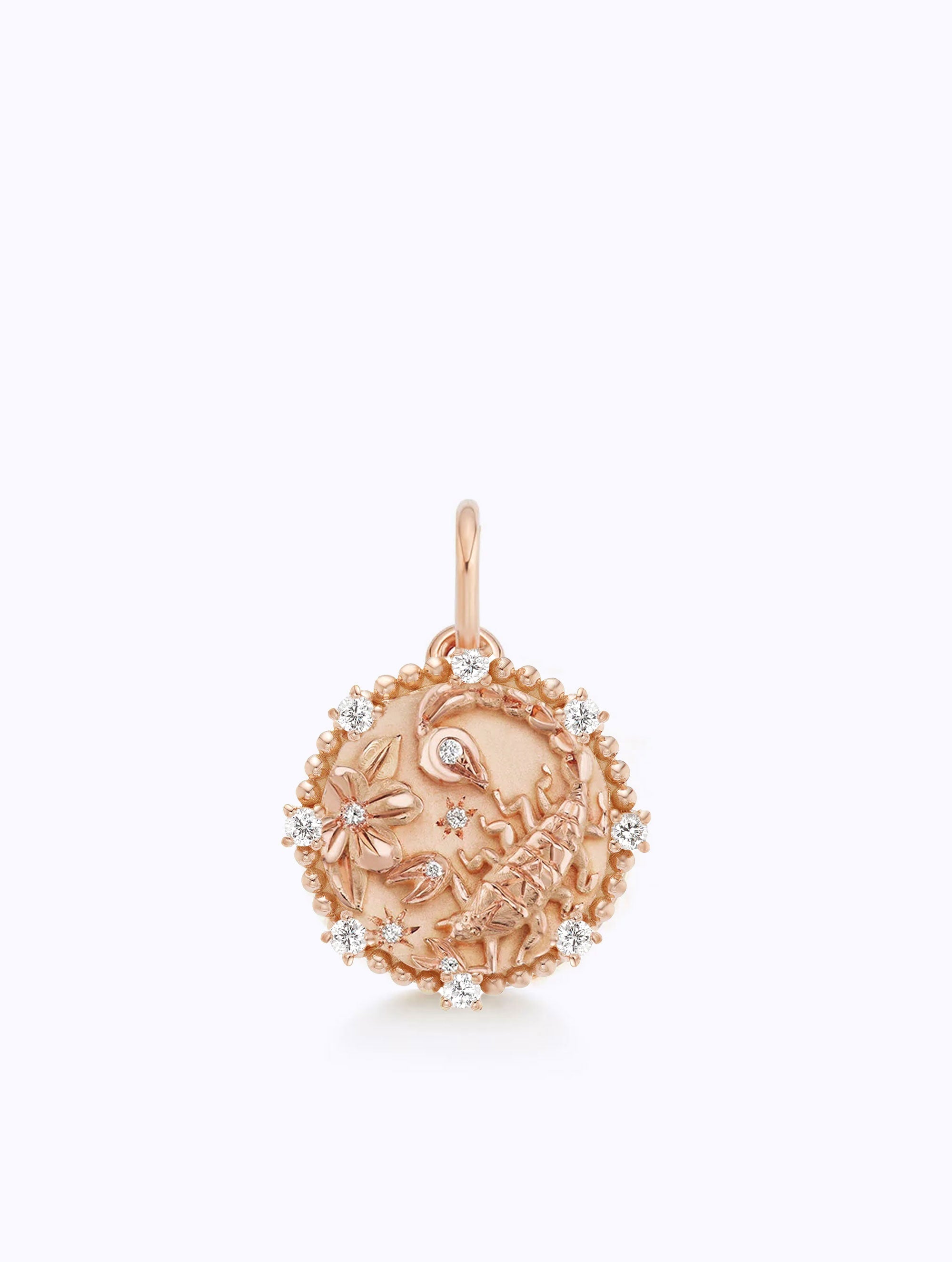 8 DIAMOND ZODIAC MEDALLION
