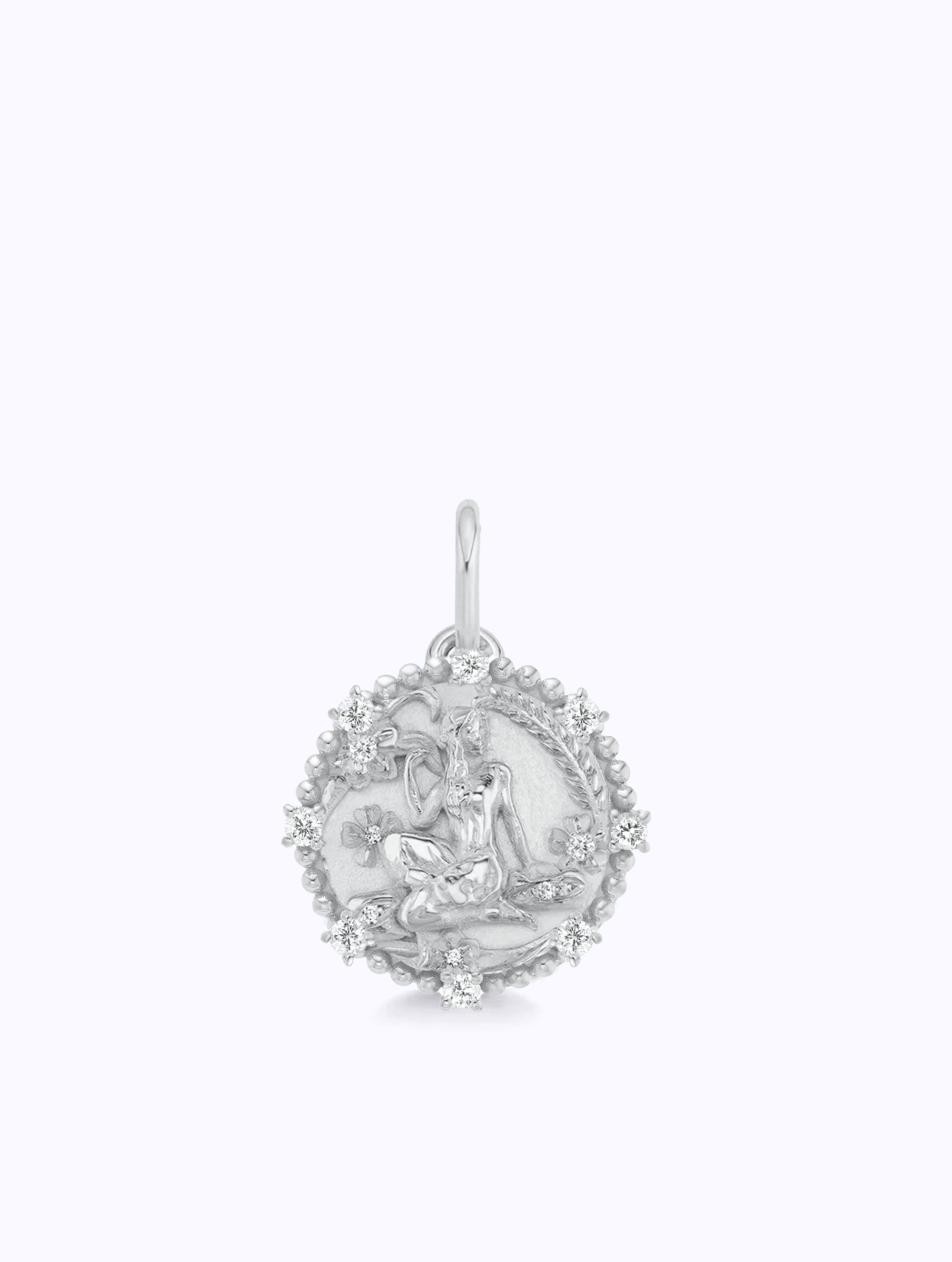 8 DIAMOND ZODIAC MEDALLION