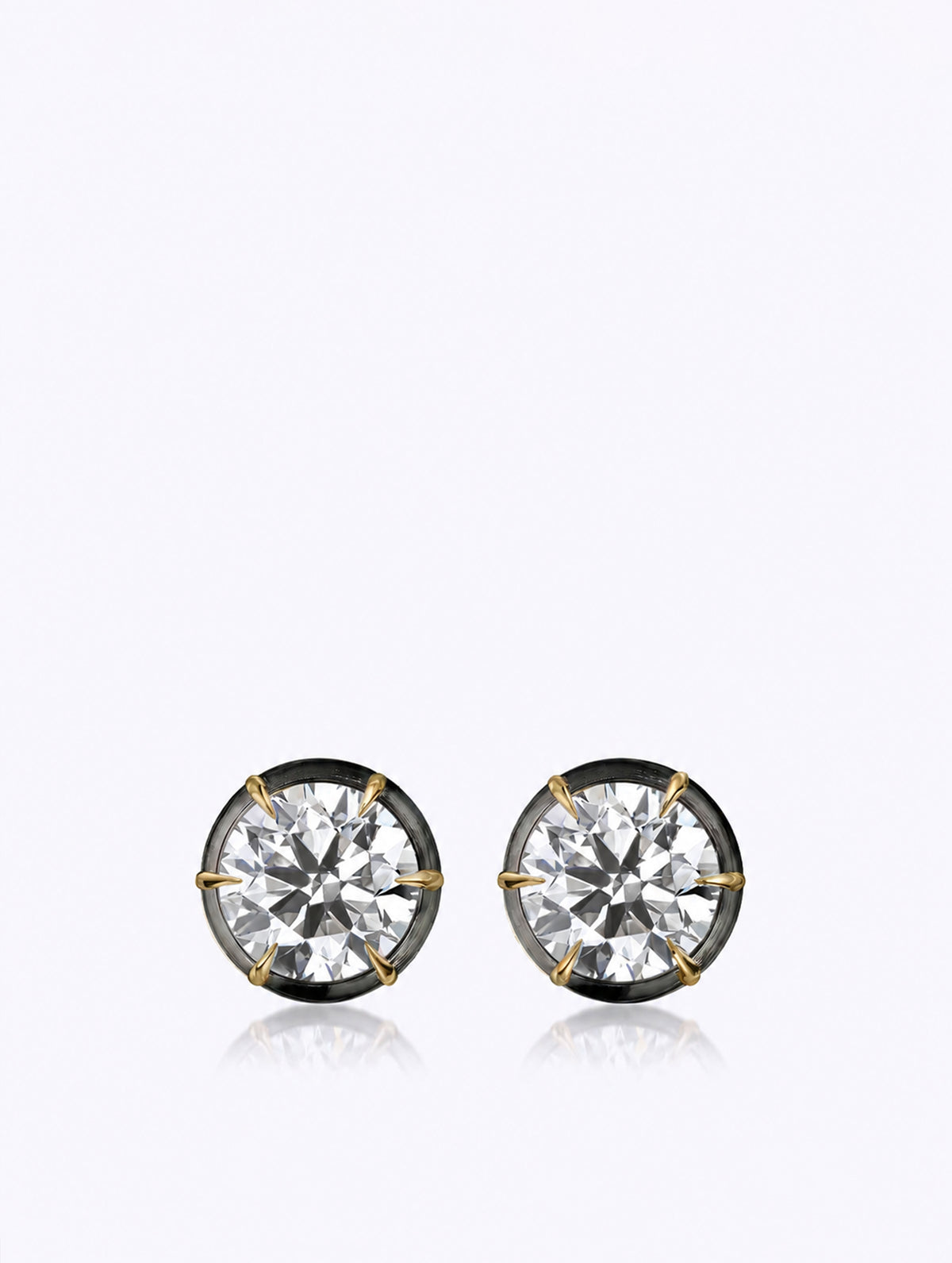 Shadow Diamond Studs