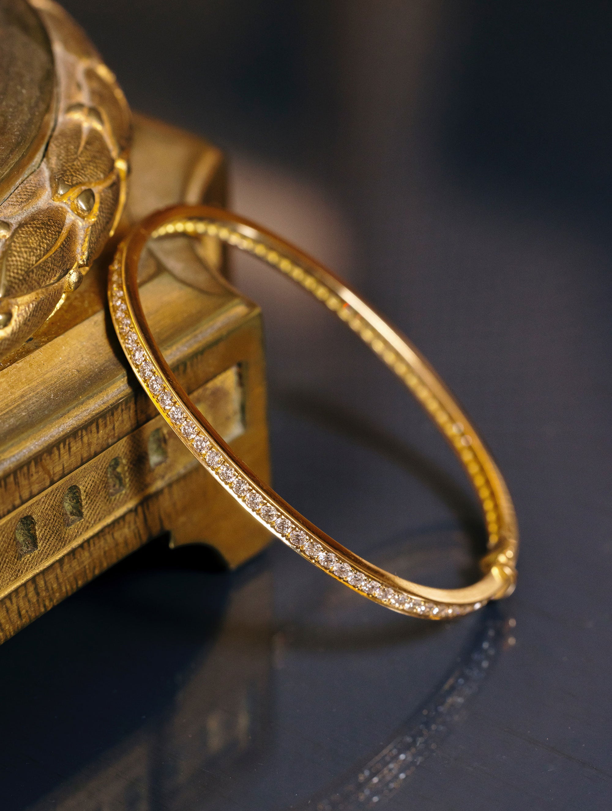 SKINNY ATHENA DIAMOND BANGLE