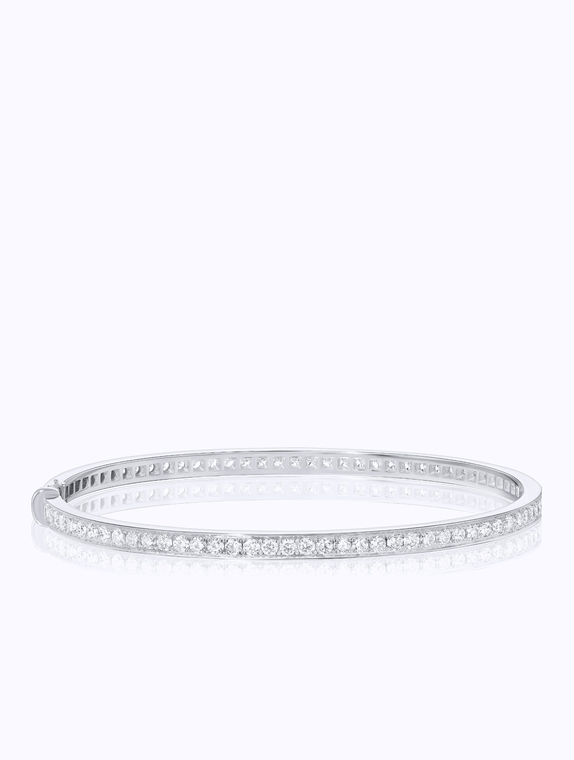 SKINNY ATHENA DIAMOND BANGLE