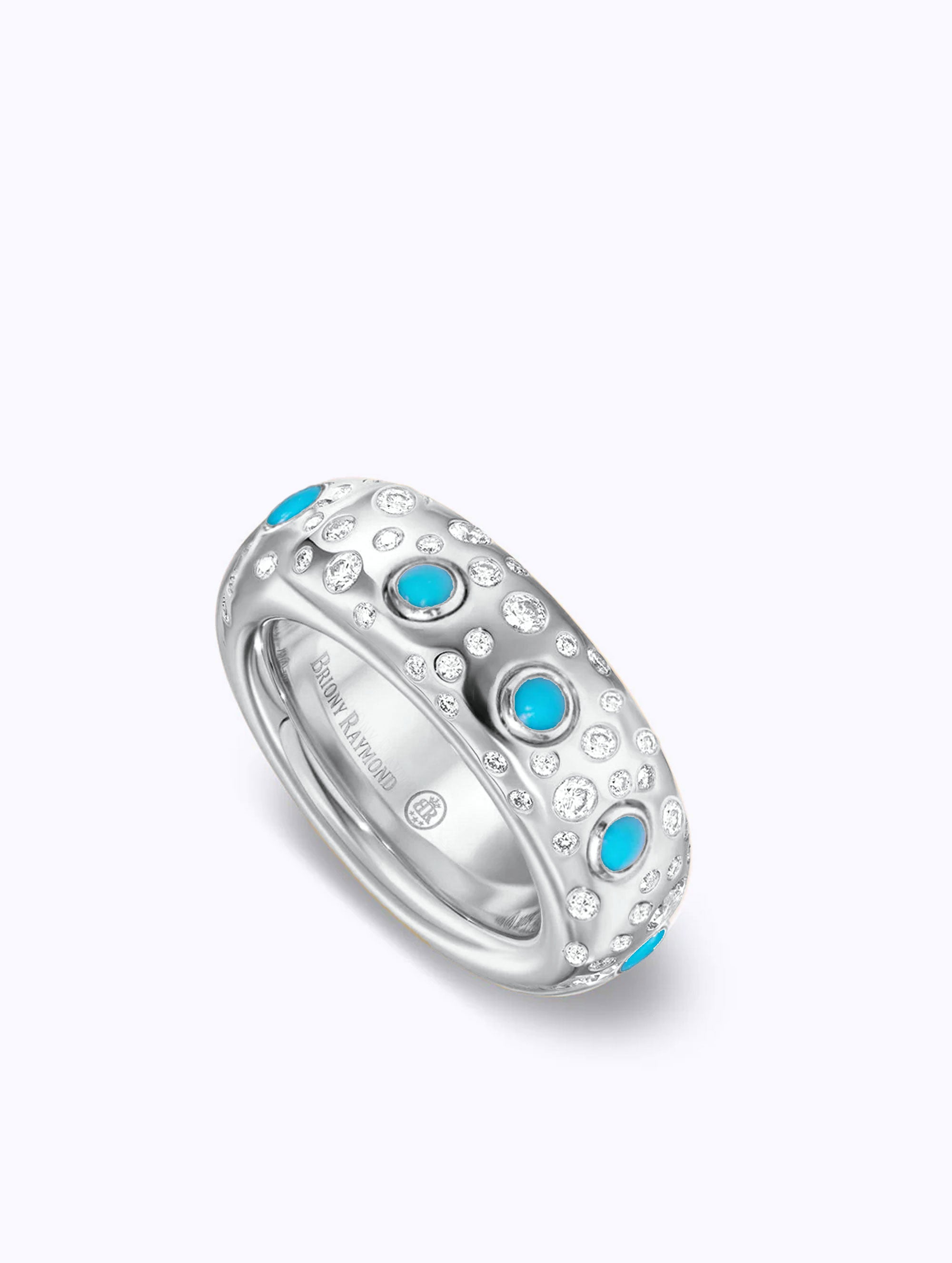 SLOAN SCATTER GEMSTONE & DIAMOND RING