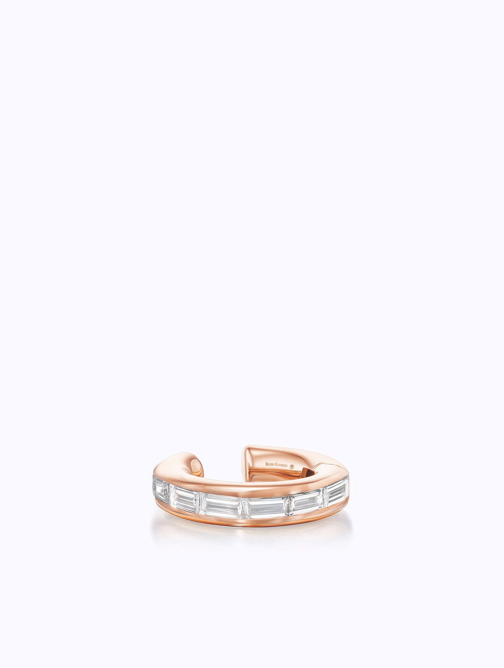 Regent Diamond Baguette Ear Cuff
