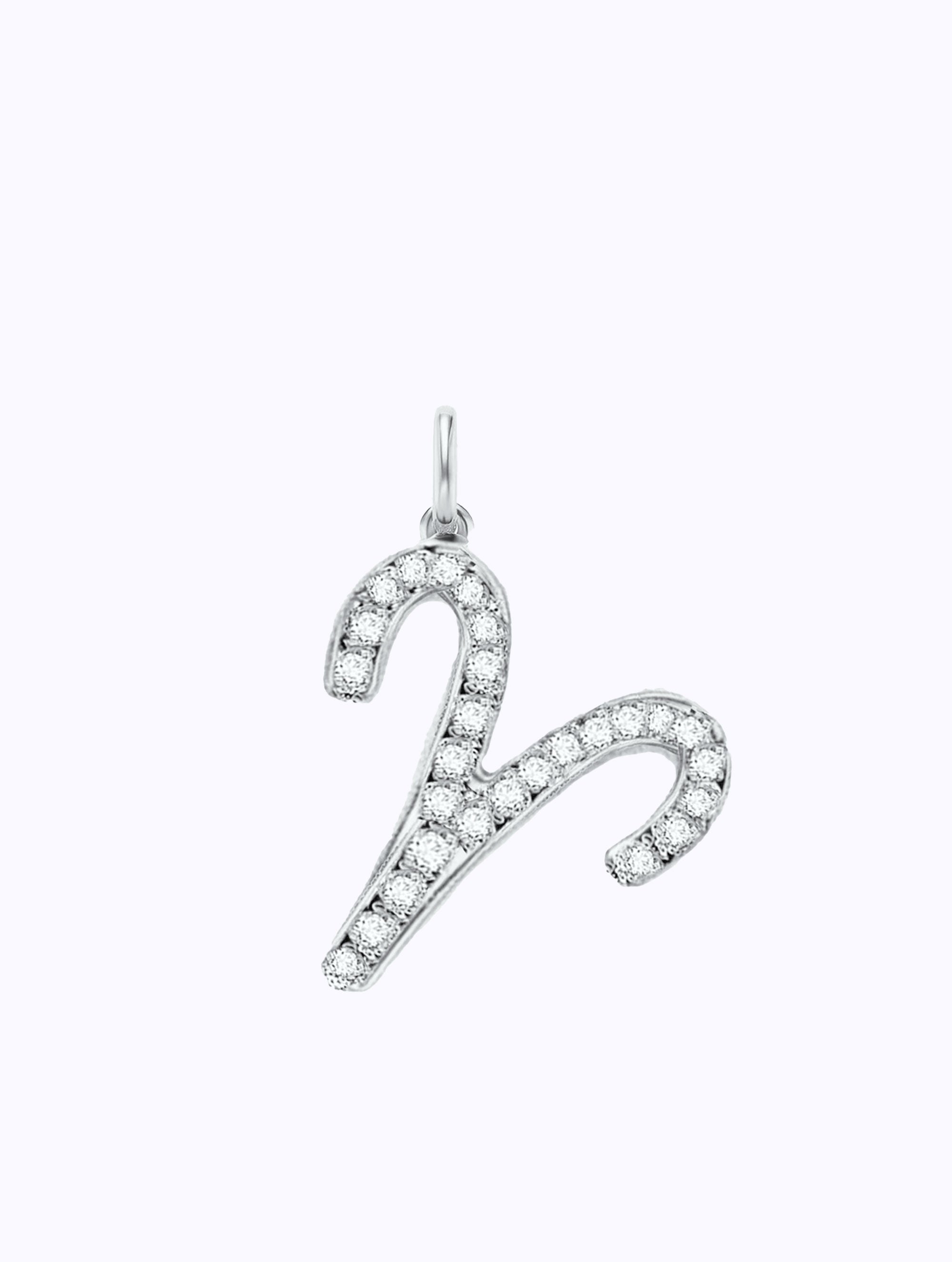 Aurora Diamond Zodiac Pendant