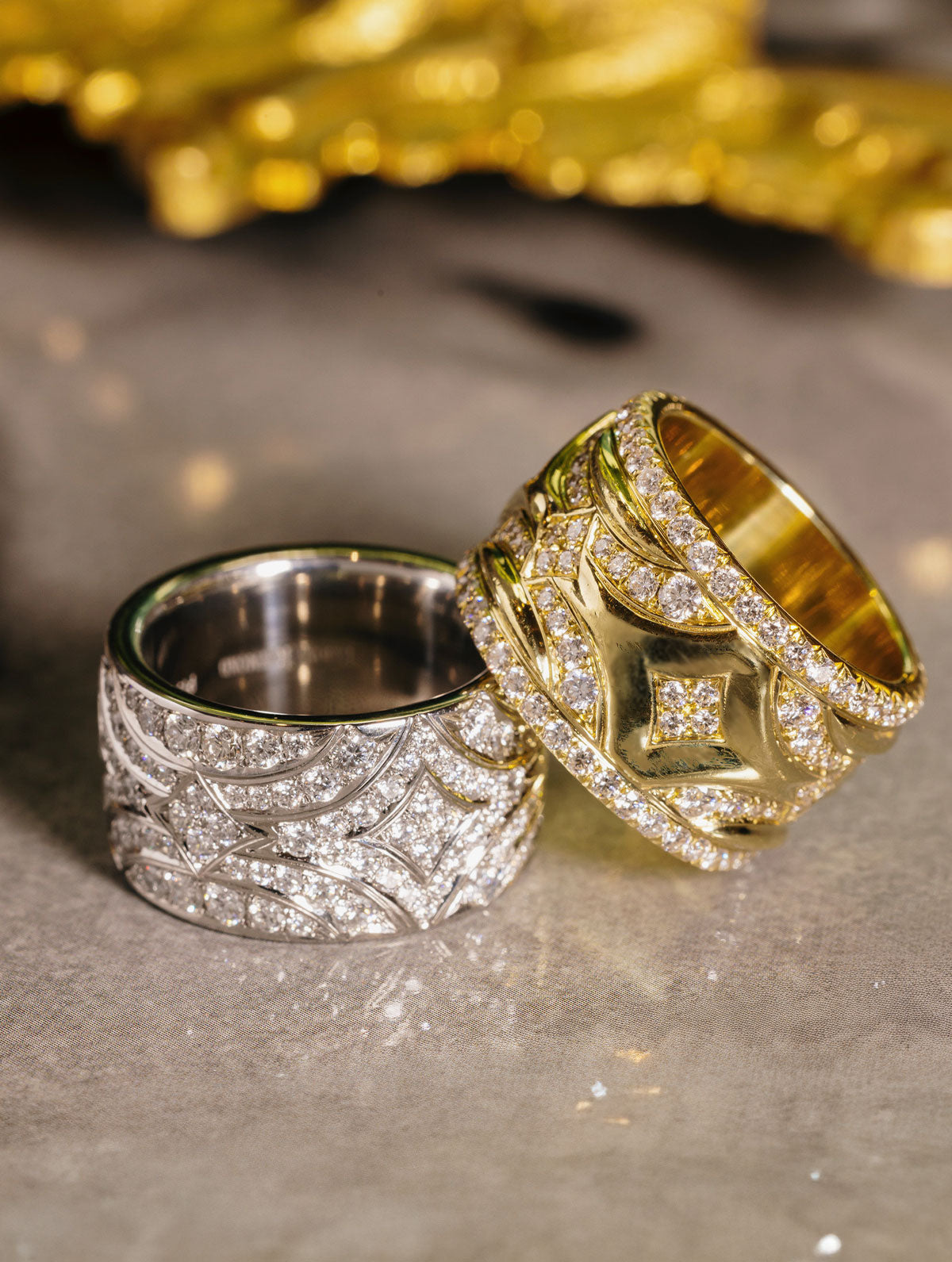 JUMBO ATHENA DIAMOND CIGAR BAND