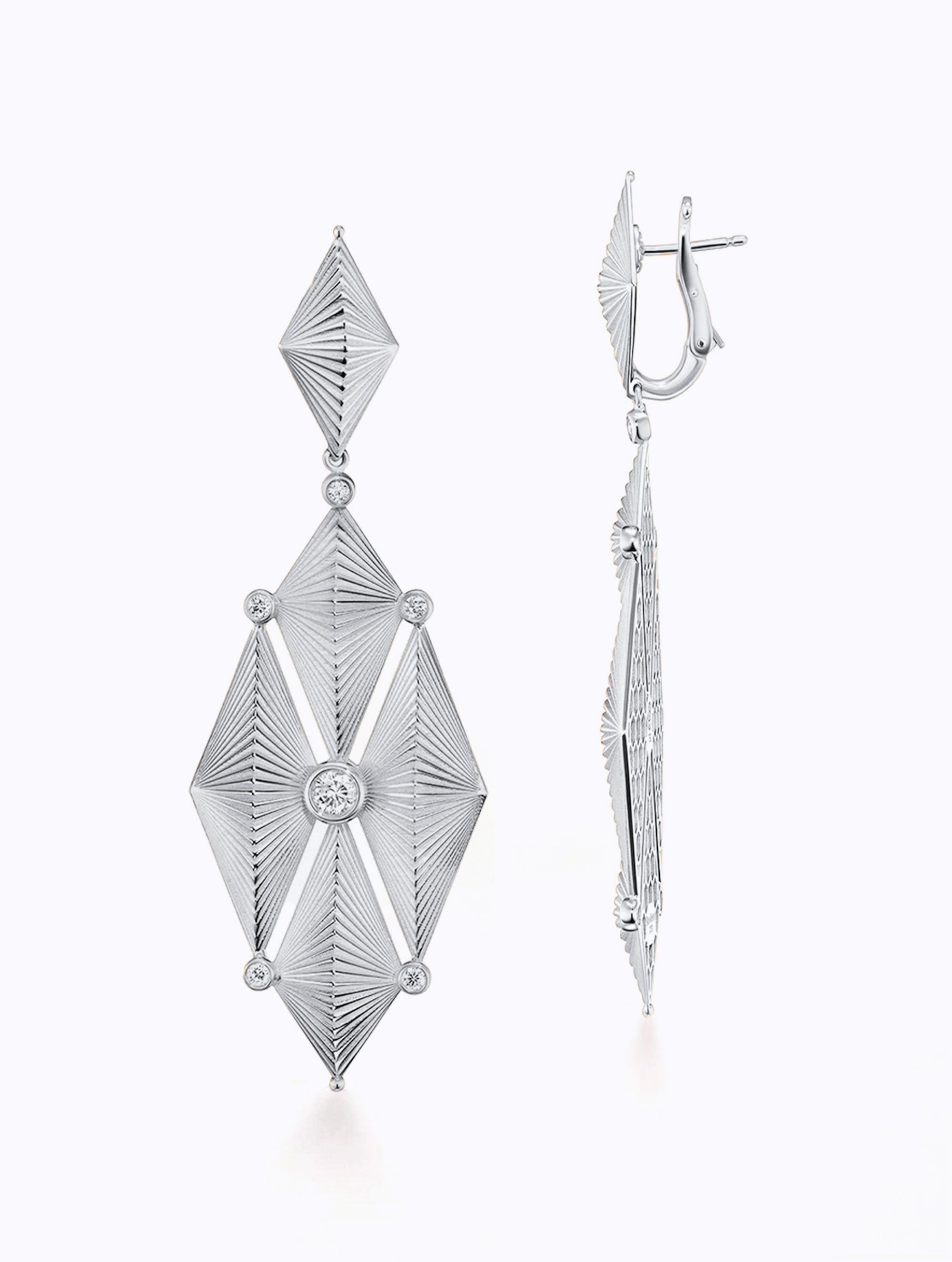 AURORA DIAMOND CASCADE EARRINGS