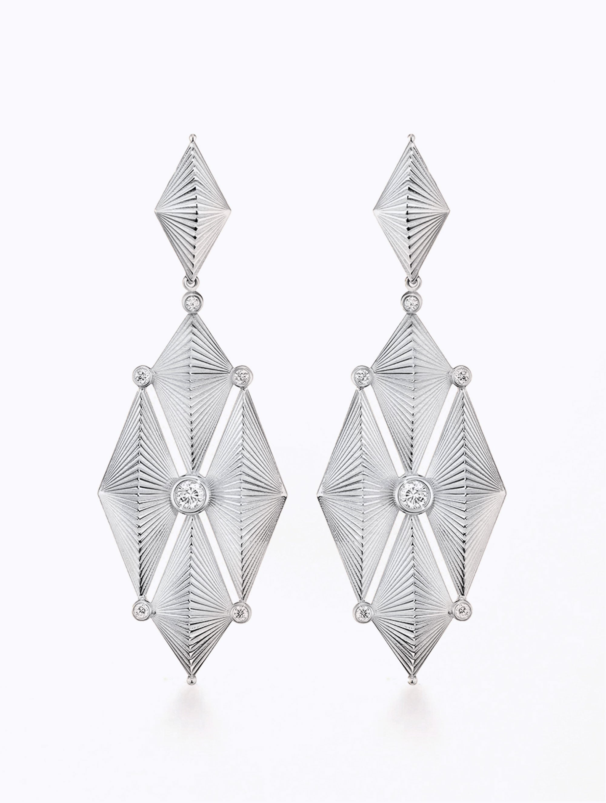 AURORA DIAMOND CASCADE EARRINGS