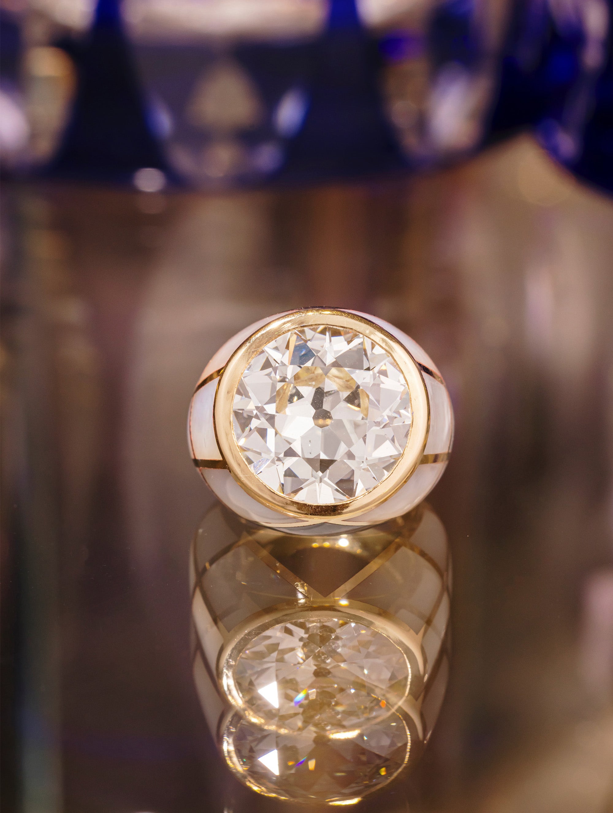 Vintage Bulgari Diamond Ring