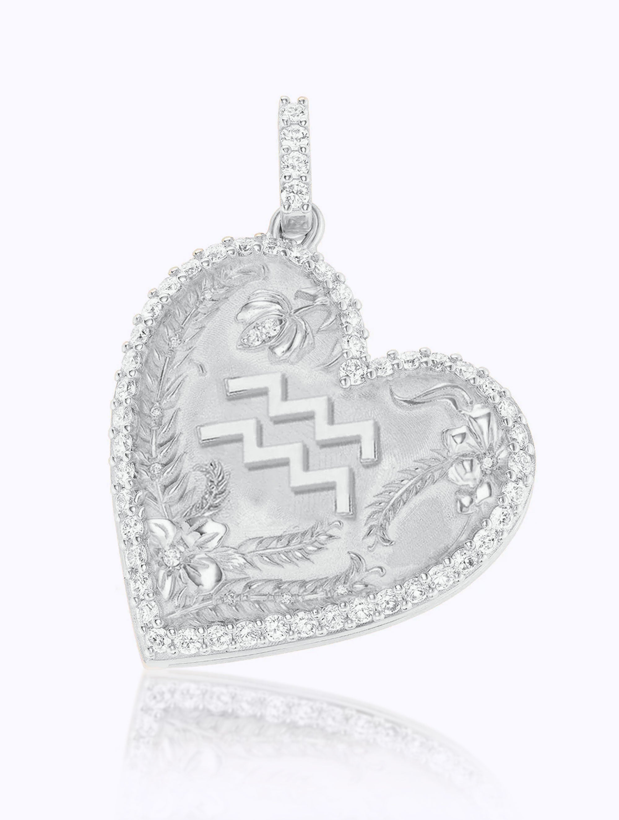 Memoir Diamond Zodiac Heart Locket