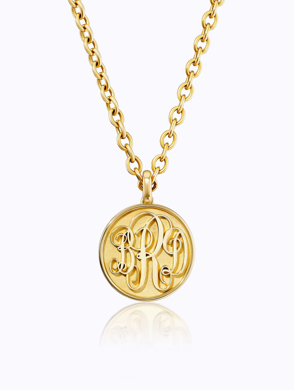MEDIUM MEMOIR MONOGRAM MEDALLION