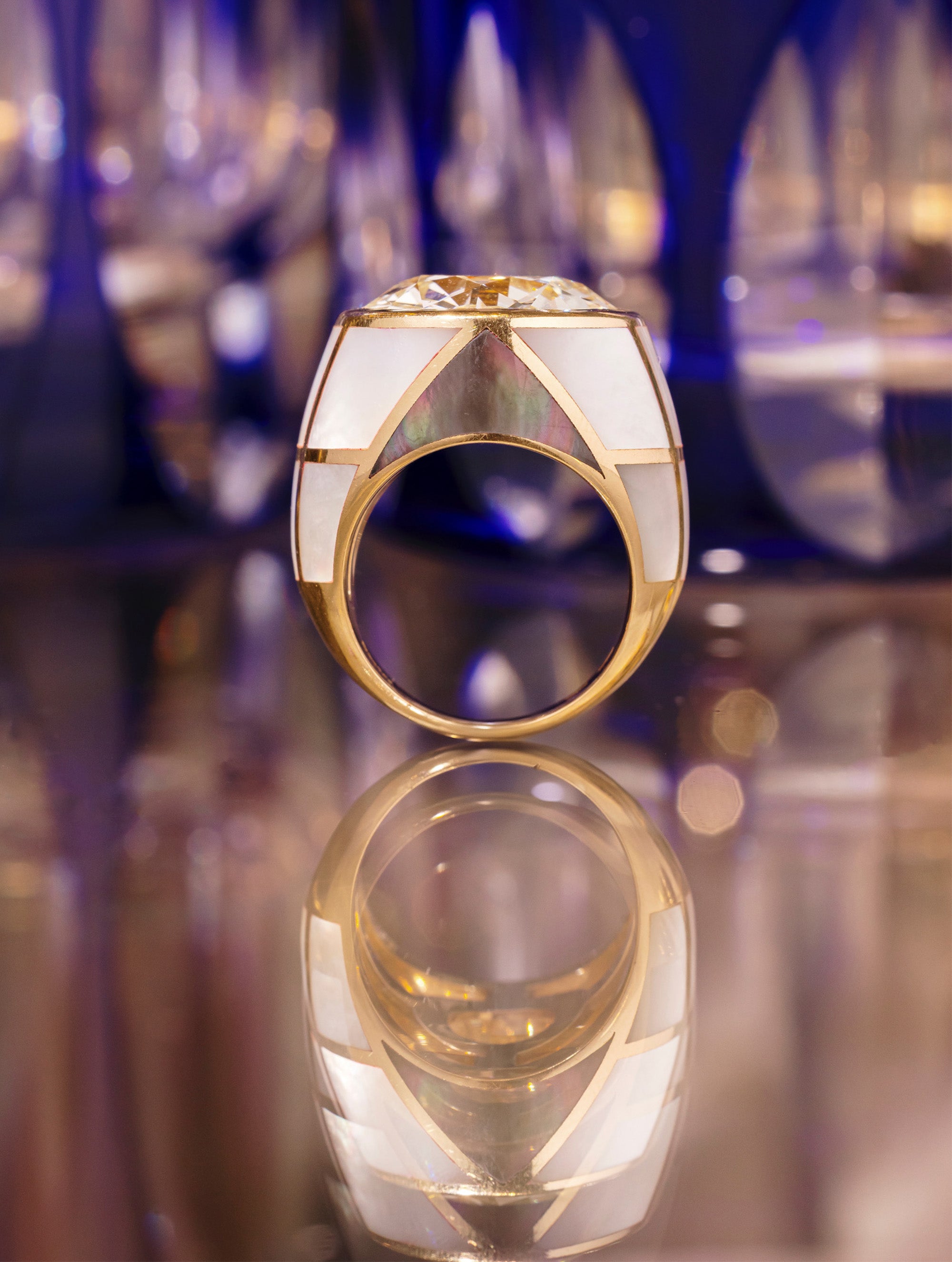 Vintage Bulgari Diamond Ring