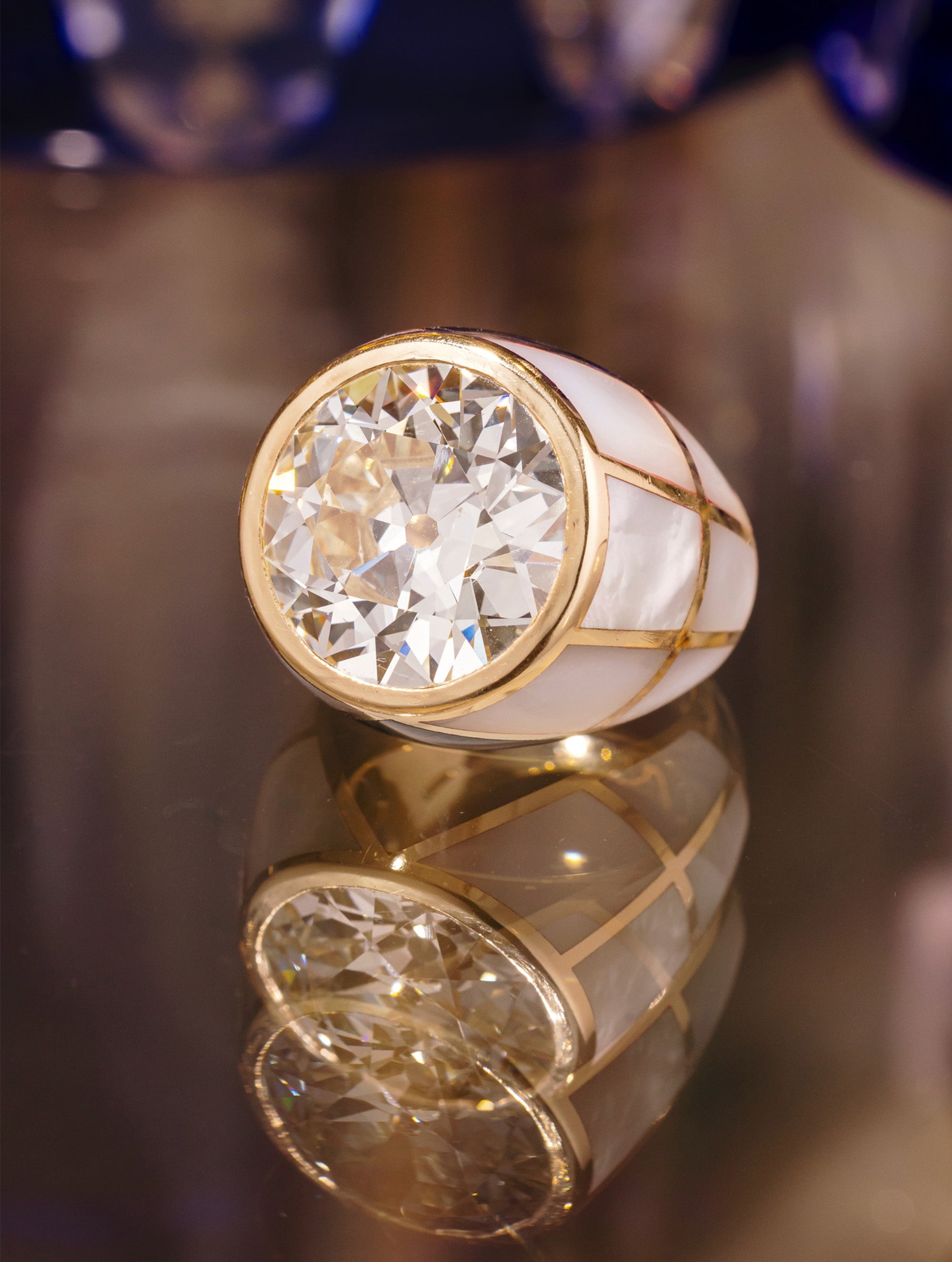 Vintage Bulgari Diamond Ring
