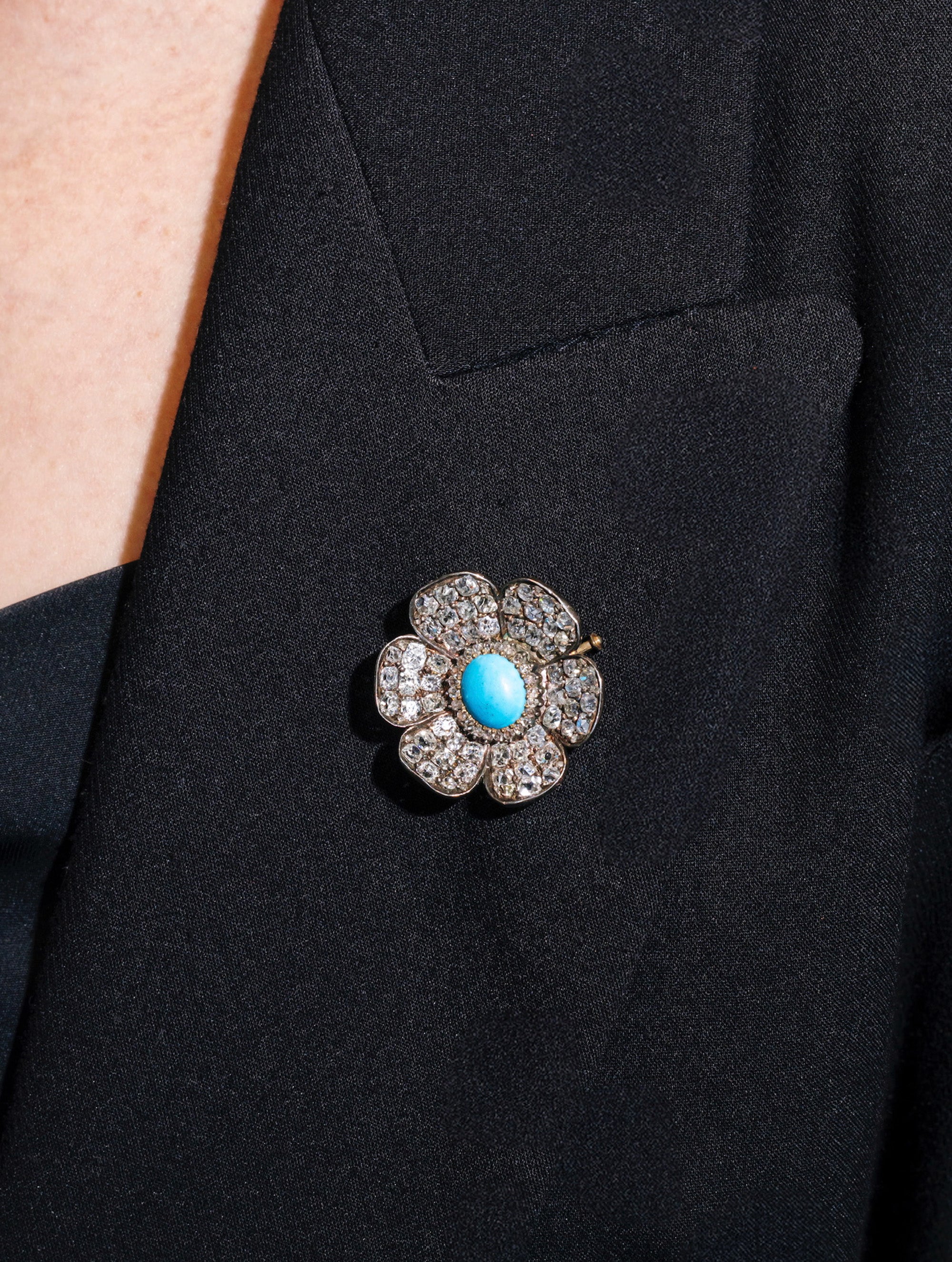 Victorian Era Earrings & Brooch, Circa 1880s