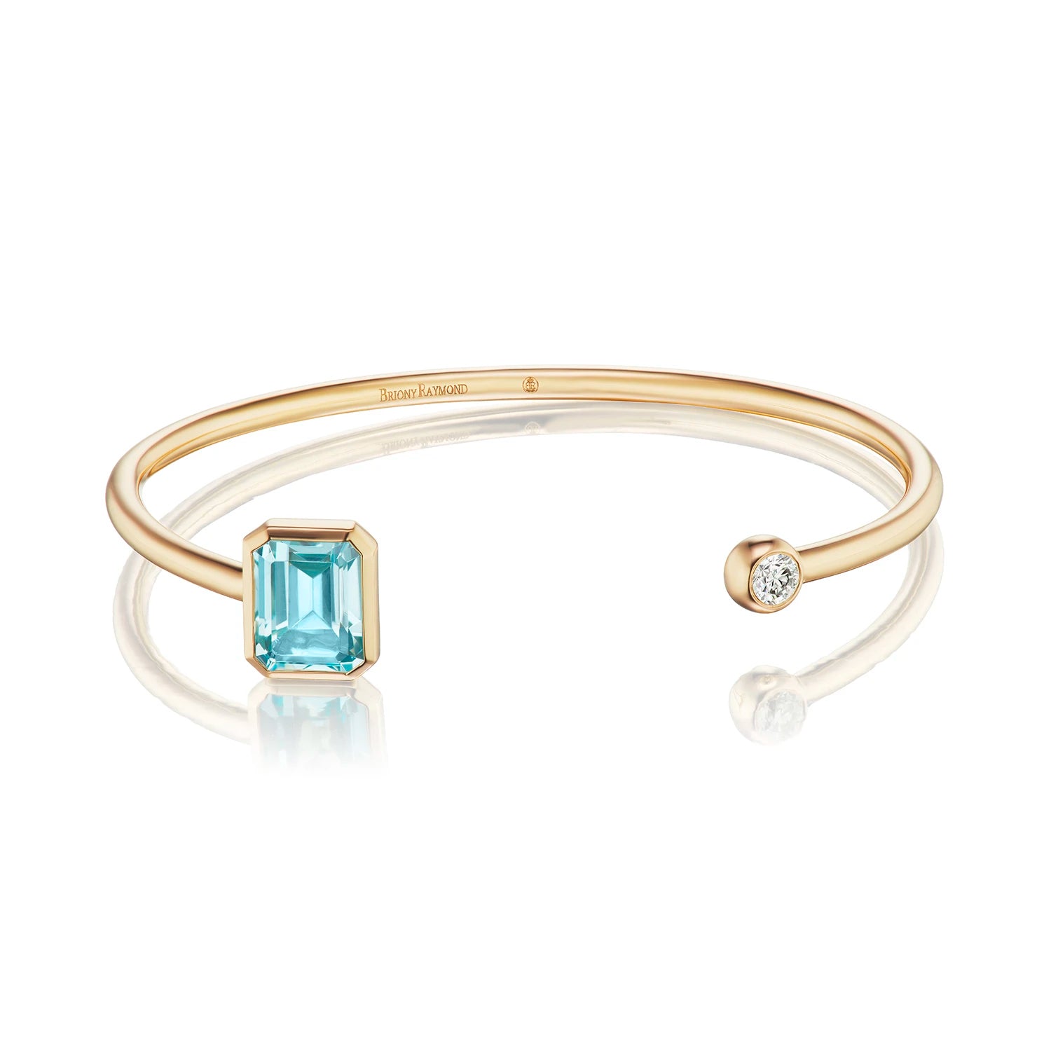 Blue sale topaz bangle