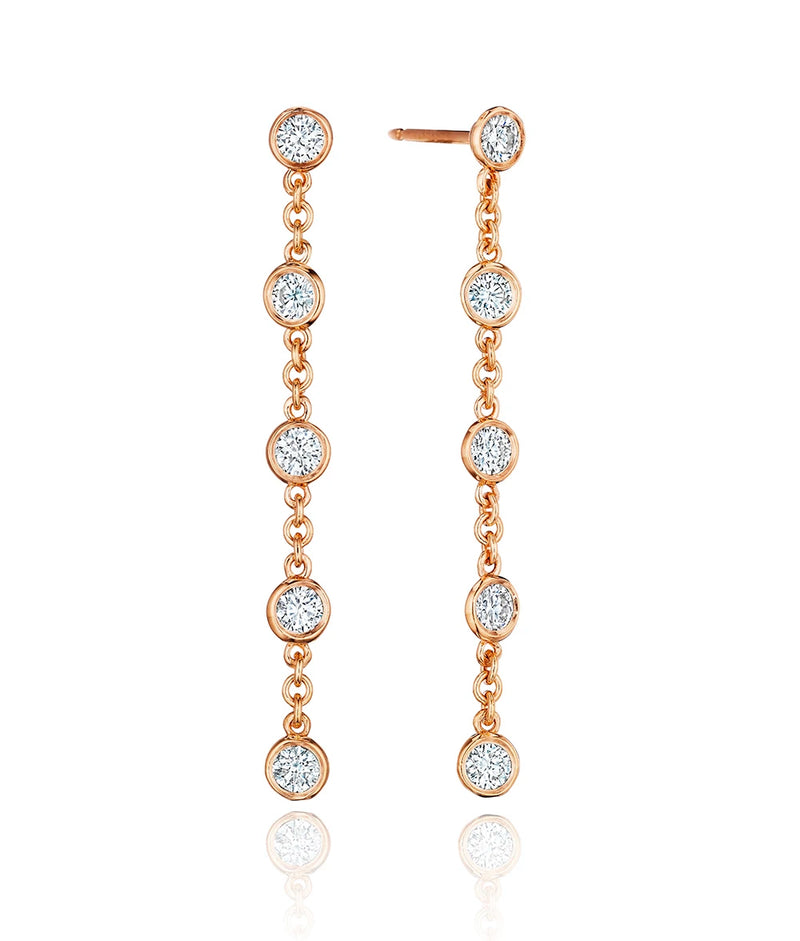 Aura Cascading Diamond Earrings