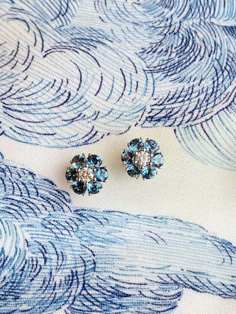 Posey Aquamarine Earrings