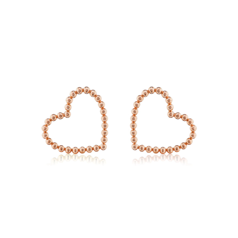 Confetti Sweetheart Earrings, Medium