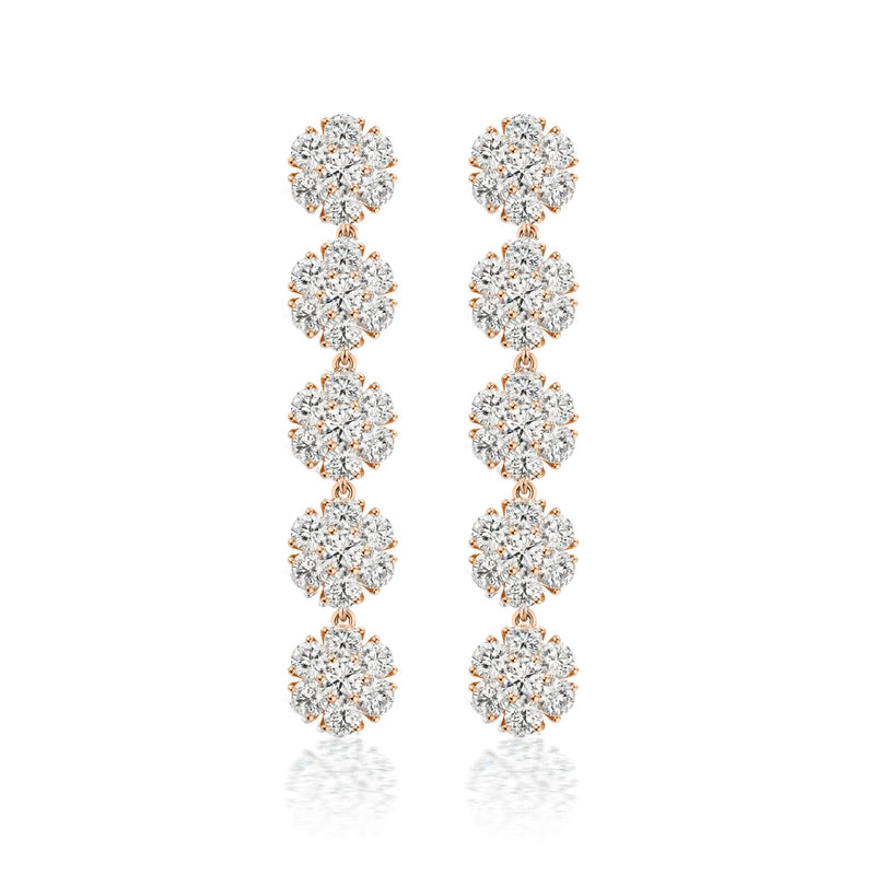 Posey Bouquet Diamond Earrings