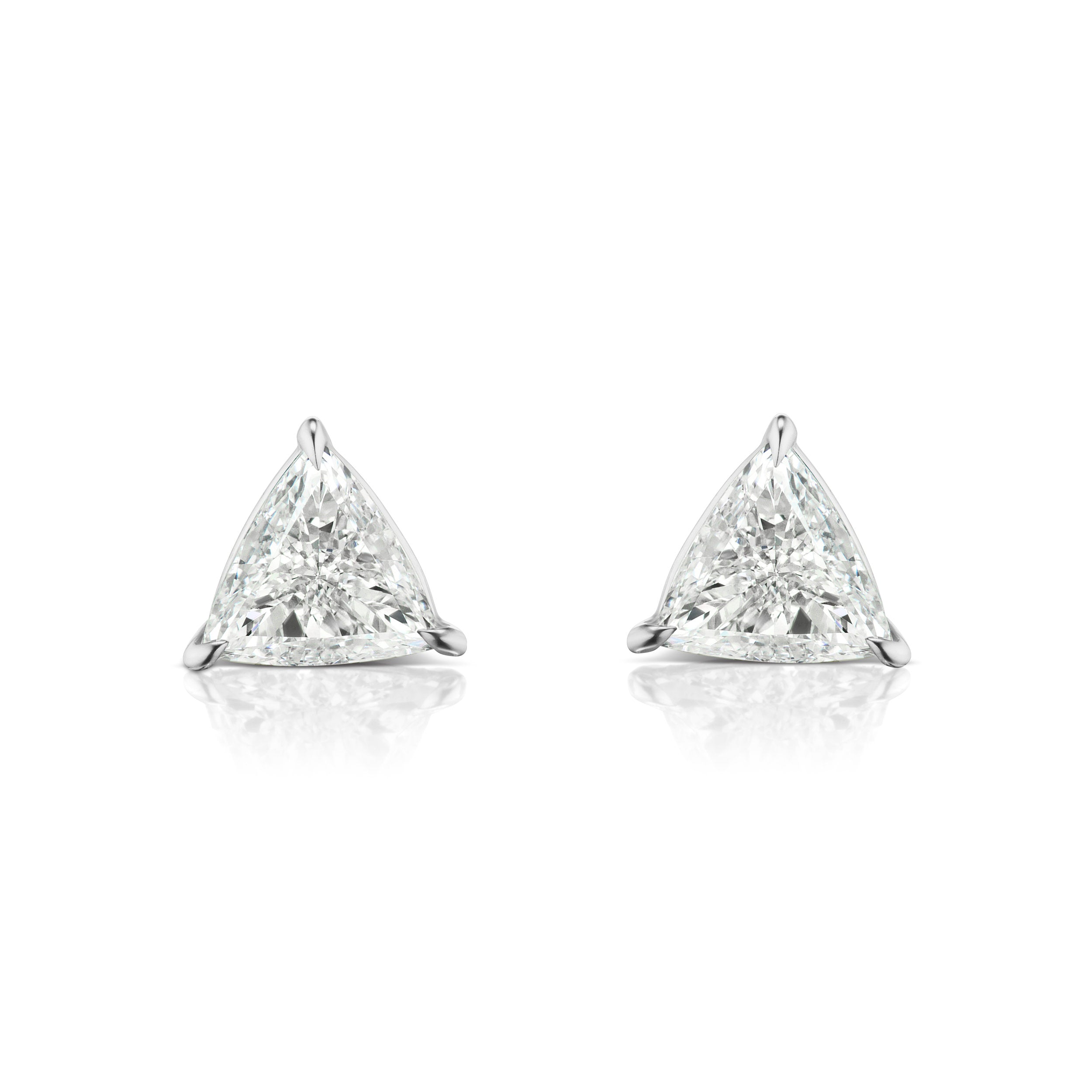Trillion Diamond Studs – Briony Raymond New York