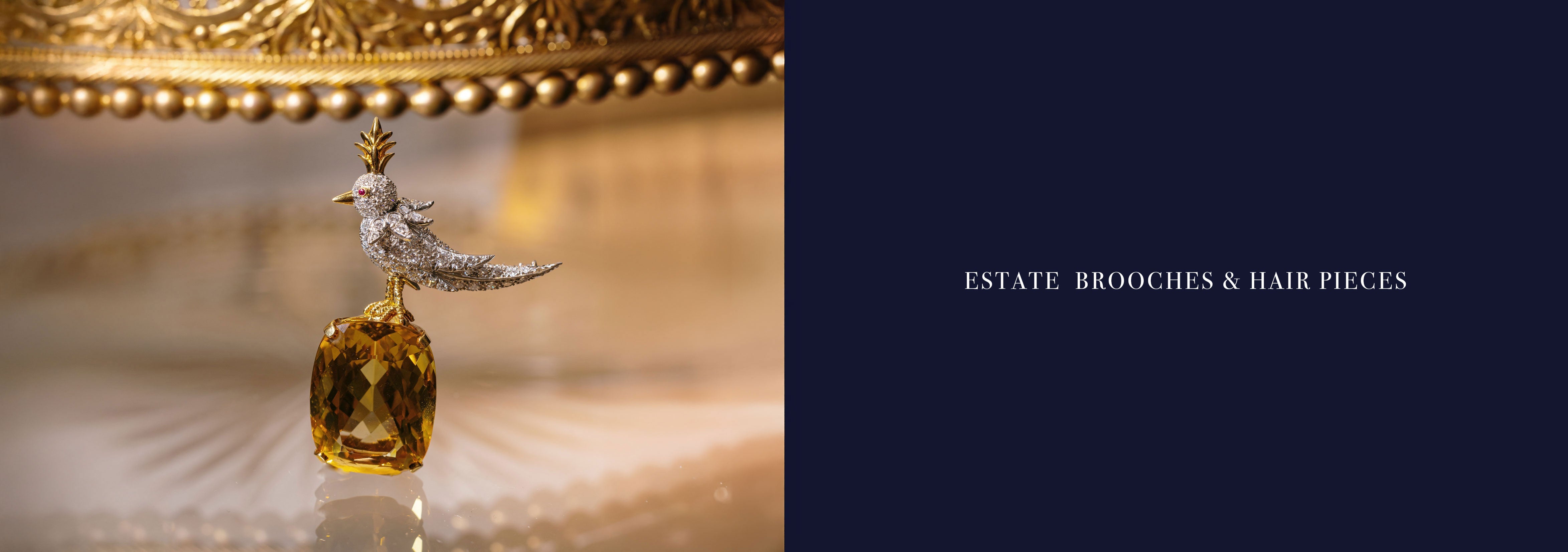 Estate Brooches & Hairpieces