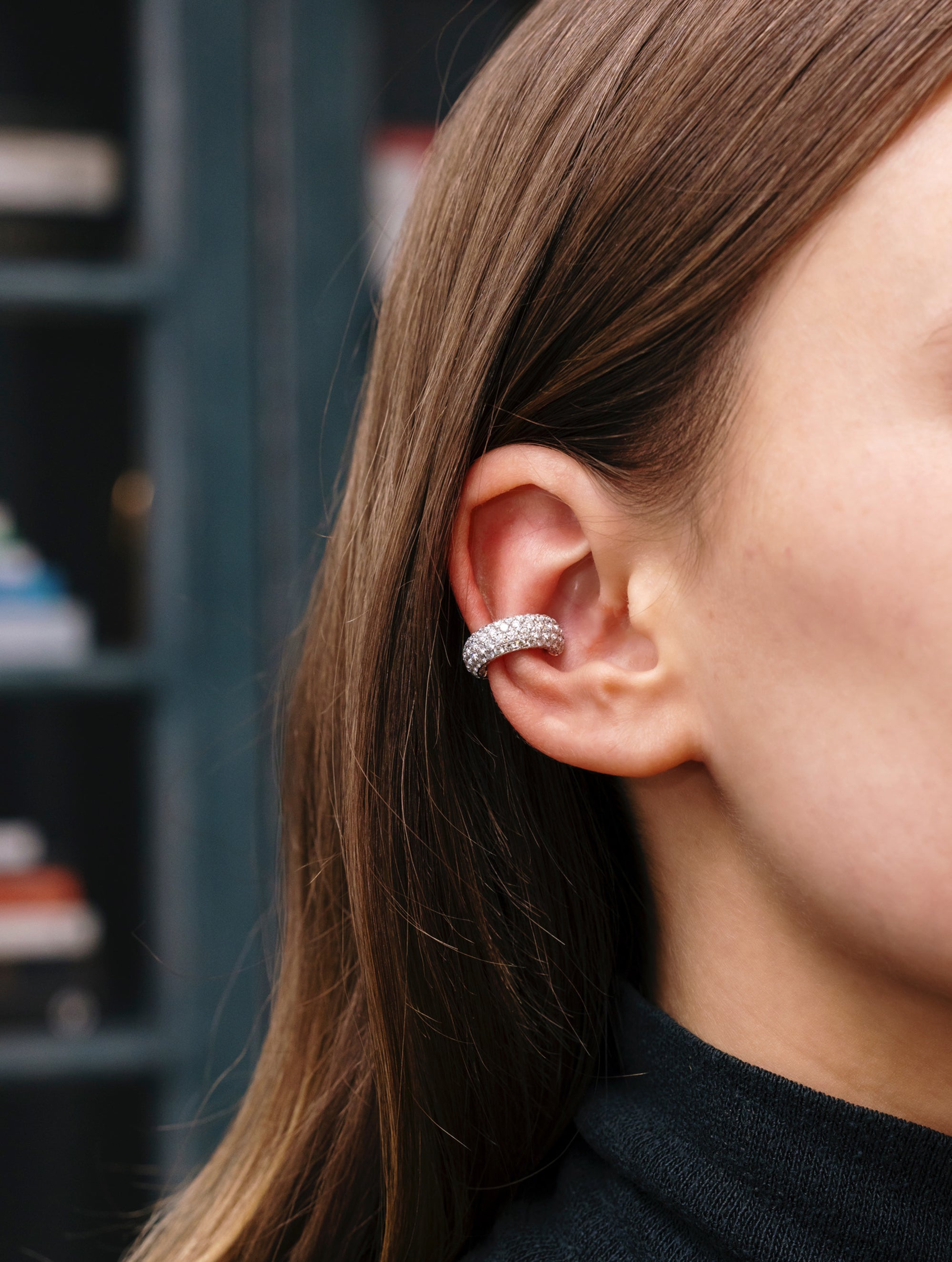 Sloan Pavé Diamond Ear Cuff